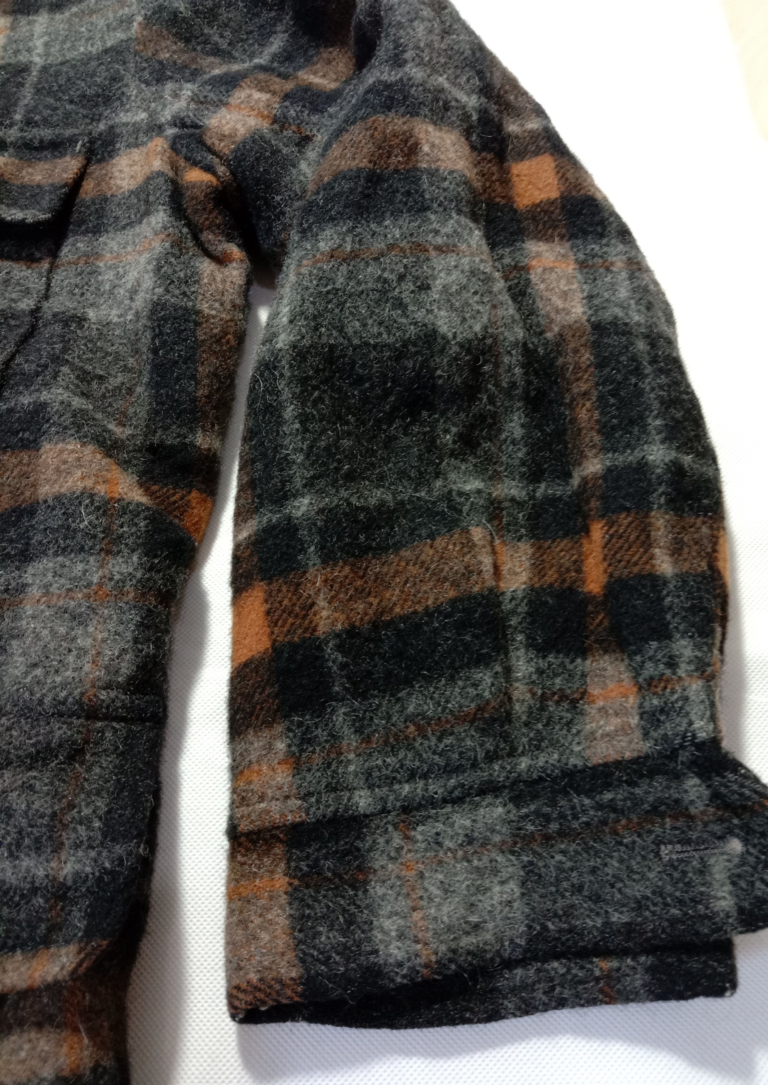 Designer RARE MCGREGOR WOOL JACKET Padded Shadow Plaid Flannel Size US L / EU 52-54 / 3 - 4 Thumbnail