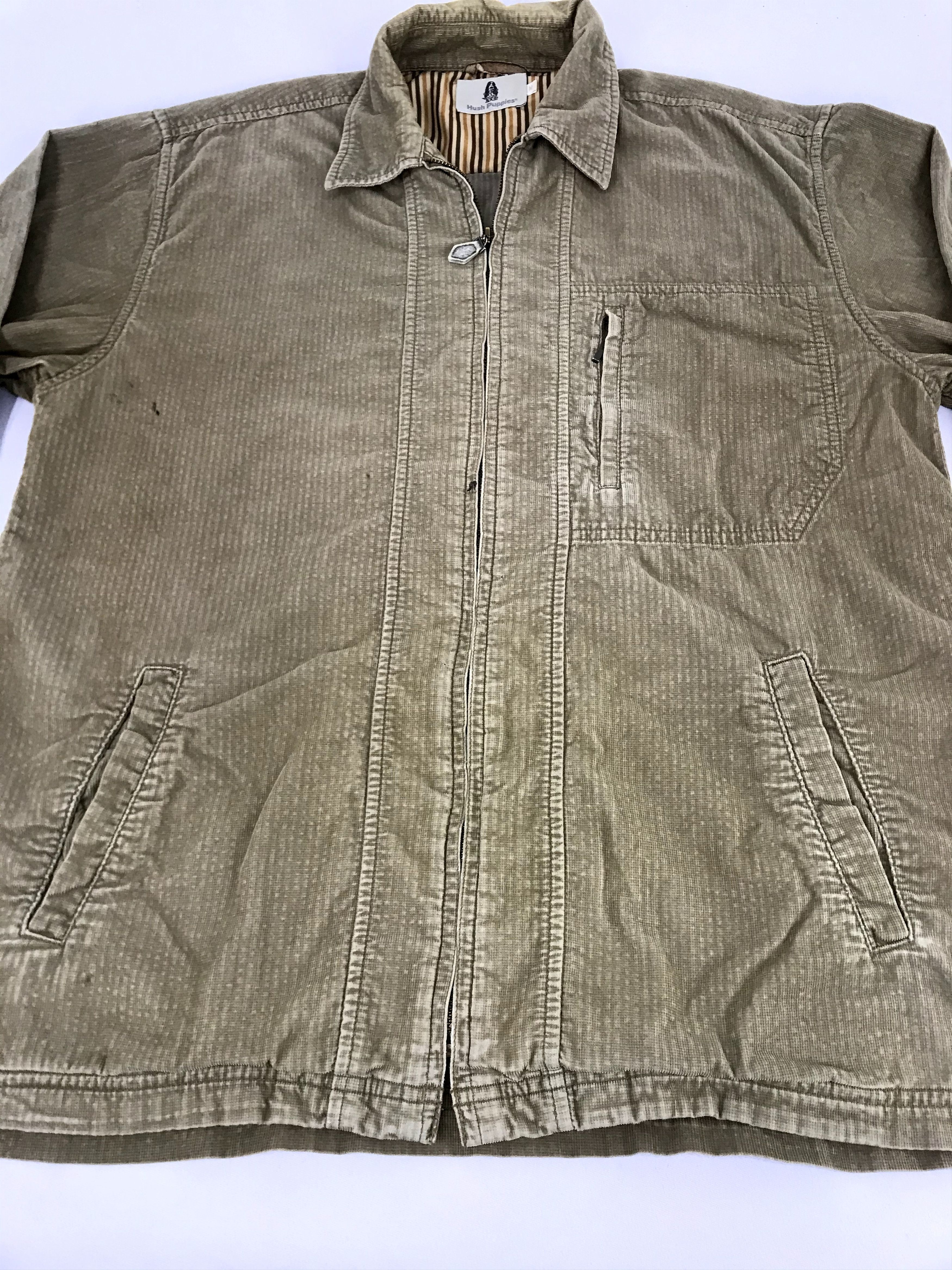 Hush Puppies Vintage Hush Puppies Work Wear Worker Denim Khakis Jacket Size US L / EU 52-54 / 3 - 2 Thumbnail