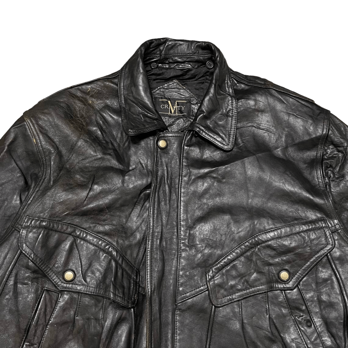 Japanese Brand Vintage Japanese Men's Rally Leather Jacket Size US L / EU 52-54 / 3 - 2 Thumbnail