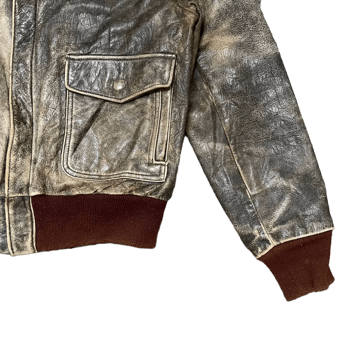 Banana Republic Vtg 80's Banana Republic Leather Jacket Size US M / EU 48-50 / 2 - 4 Thumbnail