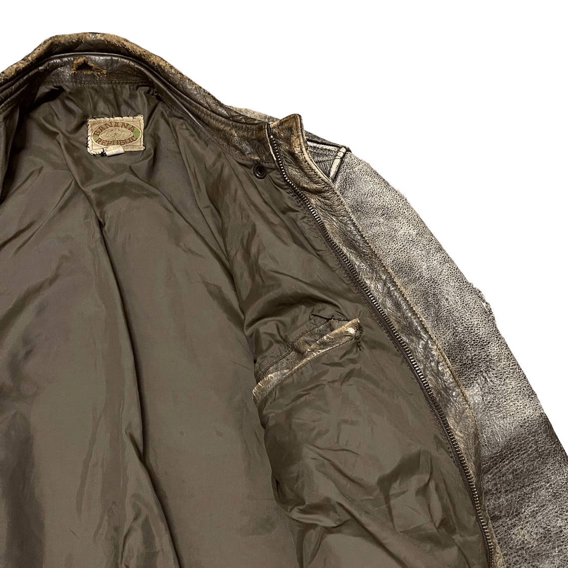 Banana Republic Vtg 80's Banana Republic Leather Jacket Size US M / EU 48-50 / 2 - 7 Thumbnail