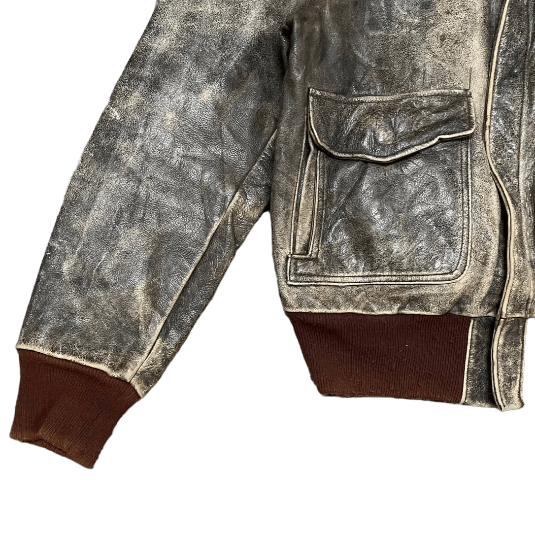 Banana Republic Vtg 80's Banana Republic Leather Jacket Size US M / EU 48-50 / 2 - 3 Thumbnail