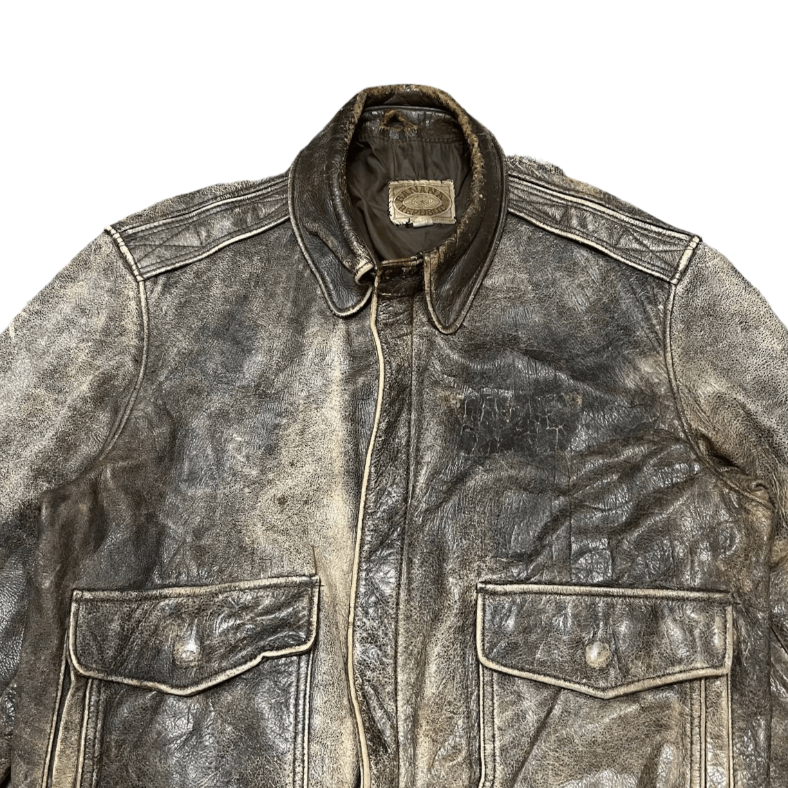 Banana Republic Vtg 80's Banana Republic Leather Jacket Size US M / EU 48-50 / 2 - 2 Thumbnail