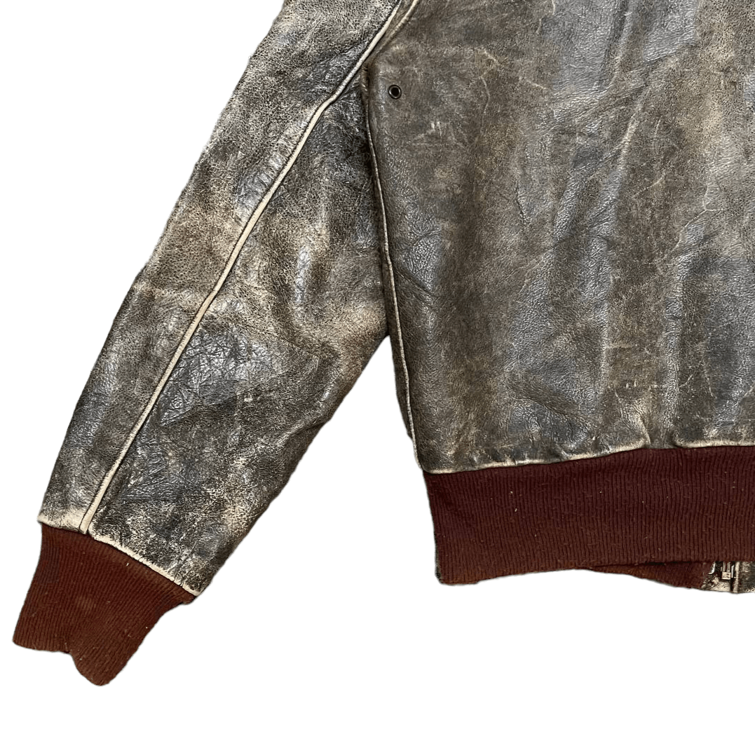 Banana Republic Vtg 80's Banana Republic Leather Jacket Size US M / EU 48-50 / 2 - 15 Thumbnail