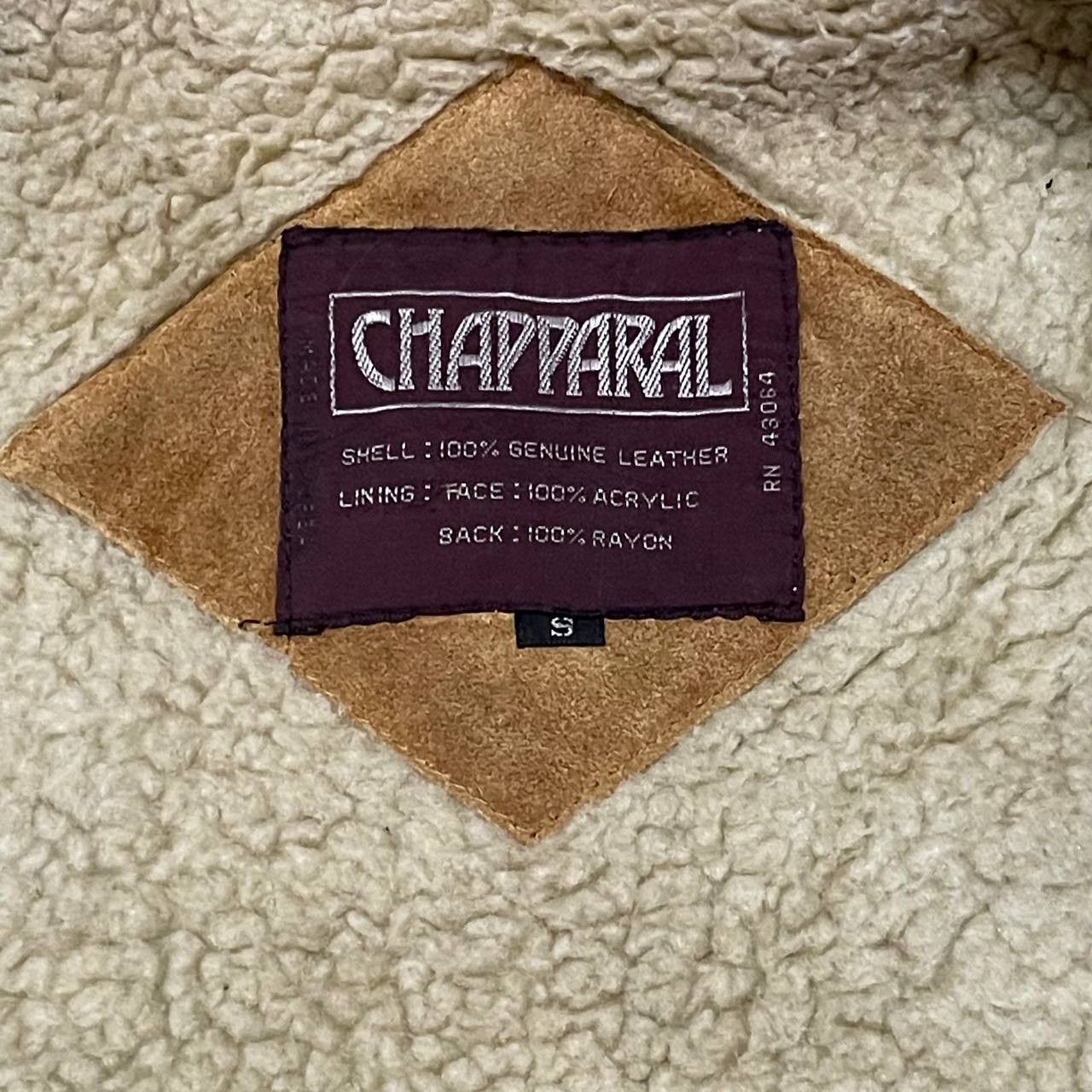 Genuine Leather Vintage Chapparal Genuine Leather Vest Sherpa Lining Size US S / EU 44-46 / 1 - 6 Thumbnail