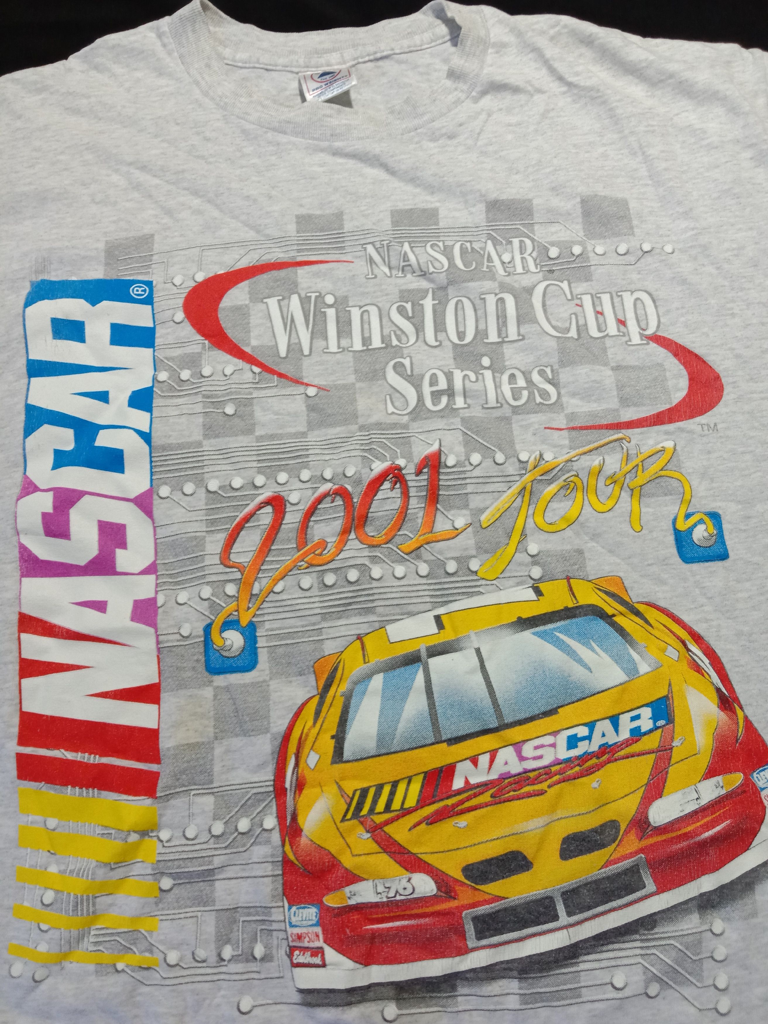 NASCAR Very Rare Y2K 2001 Nascar Winston Cup Series Tour Tee Size US L / EU 52-54 / 3 - 2 Thumbnail