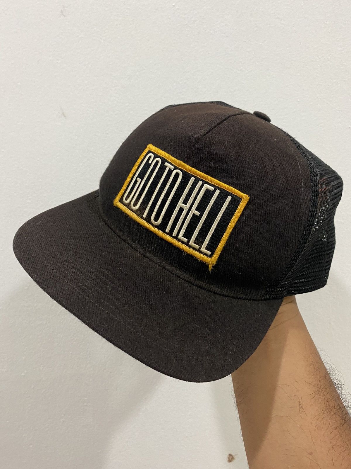 Supreme SS10 Go To Hell Box Logo Trucked Hat