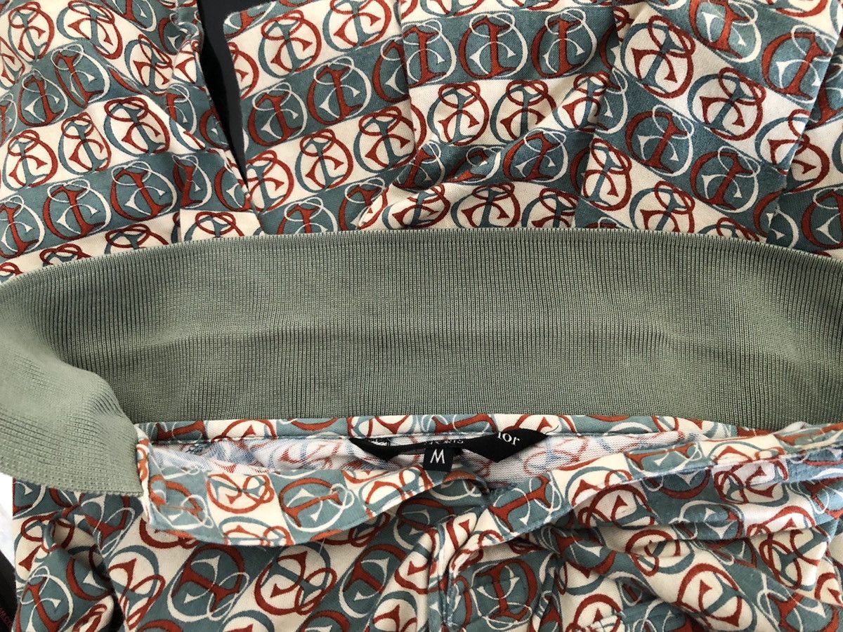 Christian Dior Monsieur CD Monsieur Monogram Long Sleeve Polo Shirt Size US M / EU 48-50 / 2 - 17 Thumbnail