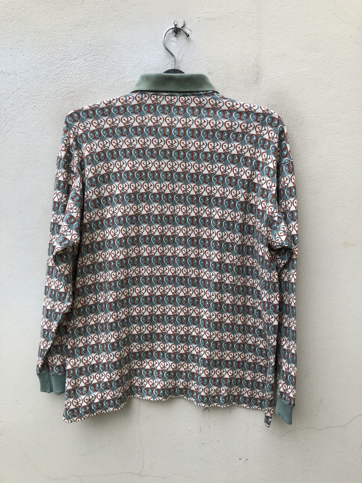 Christian Dior Monsieur CD Monsieur Monogram Long Sleeve Polo Shirt Size US M / EU 48-50 / 2 - 14 Thumbnail