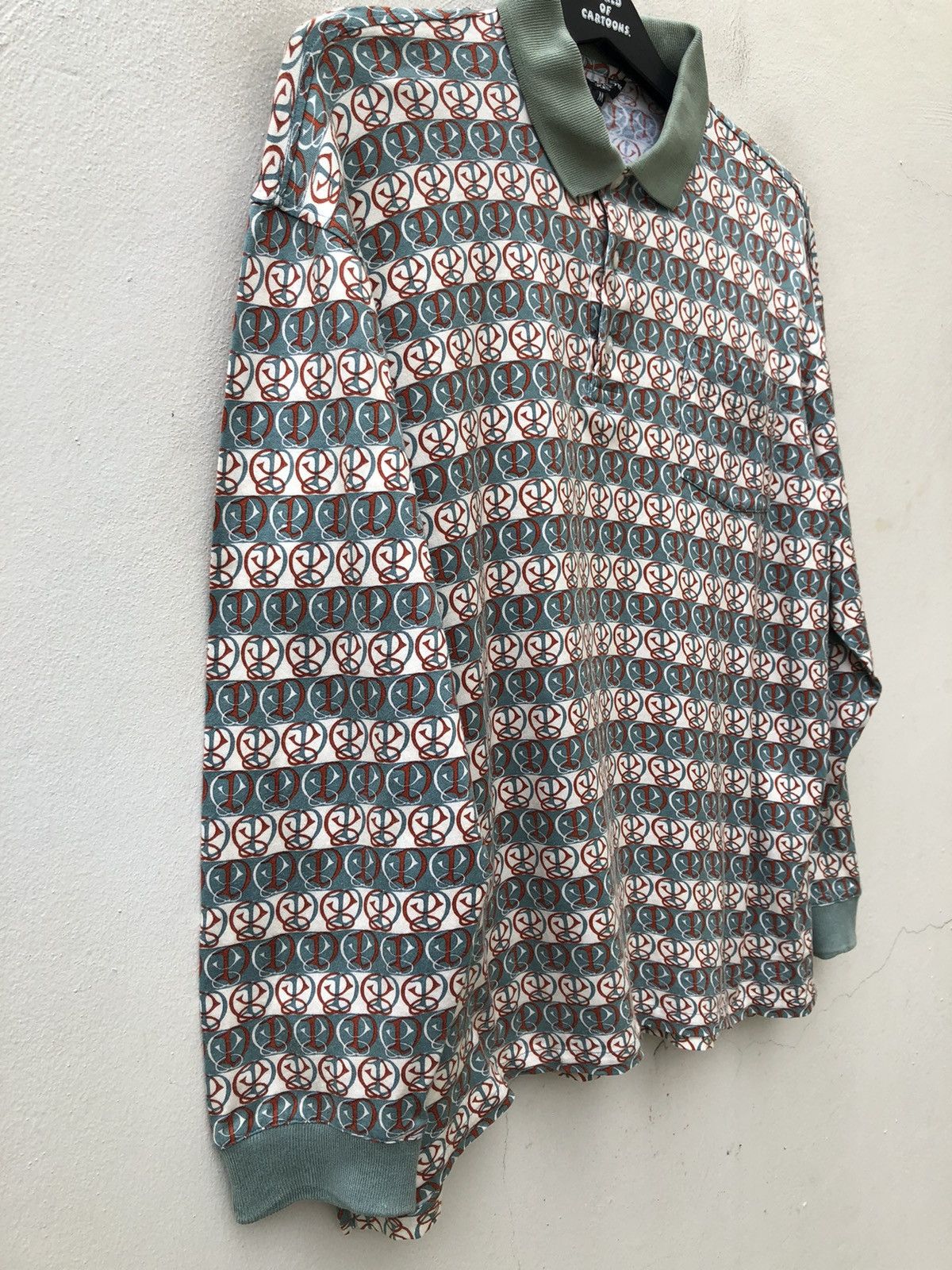 Christian Dior Monsieur CD Monsieur Monogram Long Sleeve Polo Shirt Size US M / EU 48-50 / 2 - 12 Thumbnail