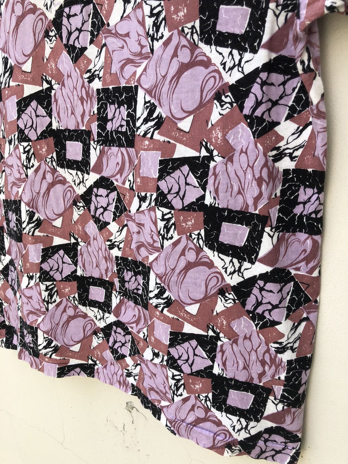 Japanese Brand Vintage 90s Christian Mode Japan Psychedelic Art Polo Shirt Size US M / EU 48-50 / 2 - 7 Thumbnail