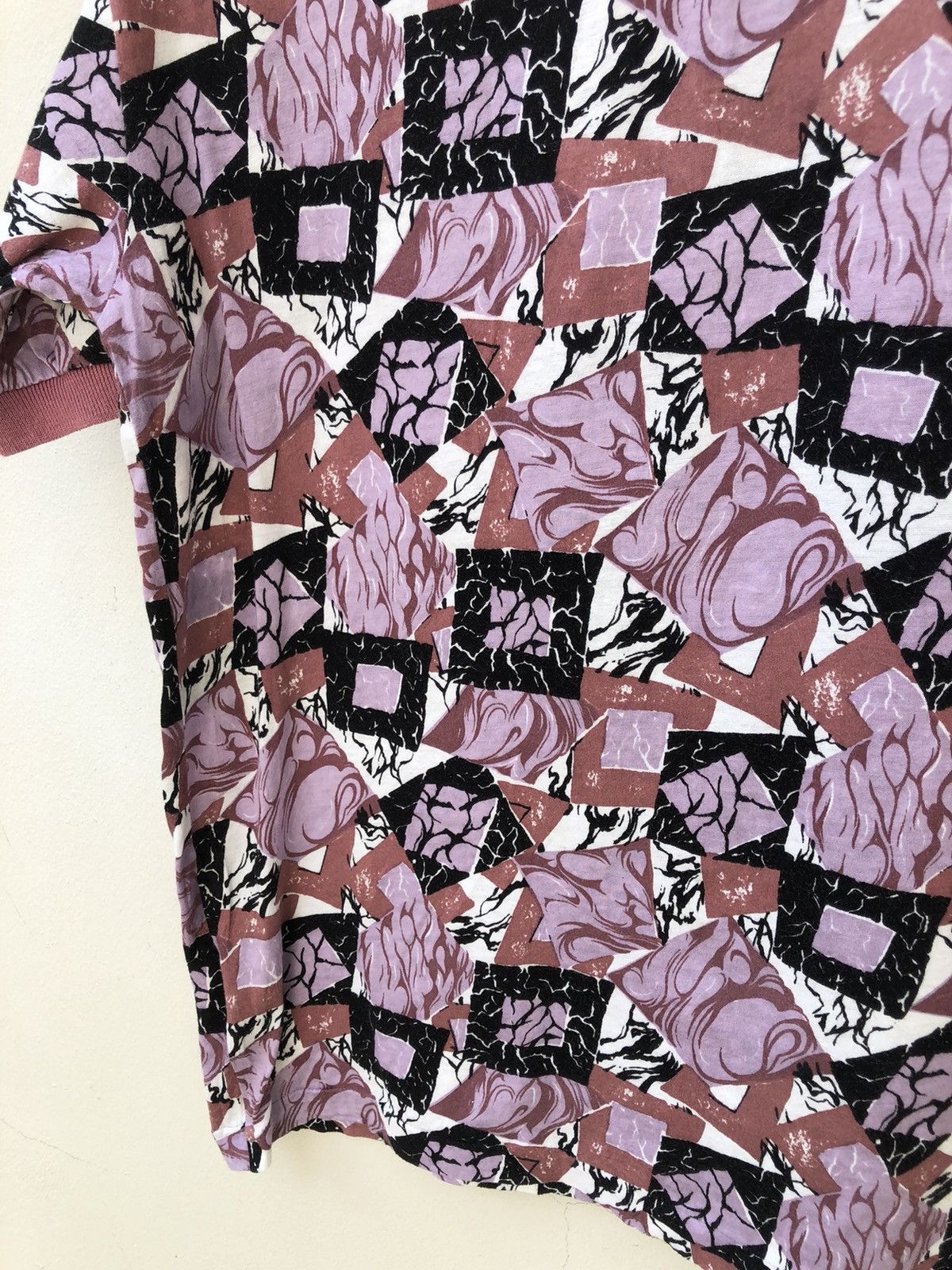 Japanese Brand Vintage 90s Christian Mode Japan Psychedelic Art Polo Shirt Size US M / EU 48-50 / 2 - 12 Thumbnail