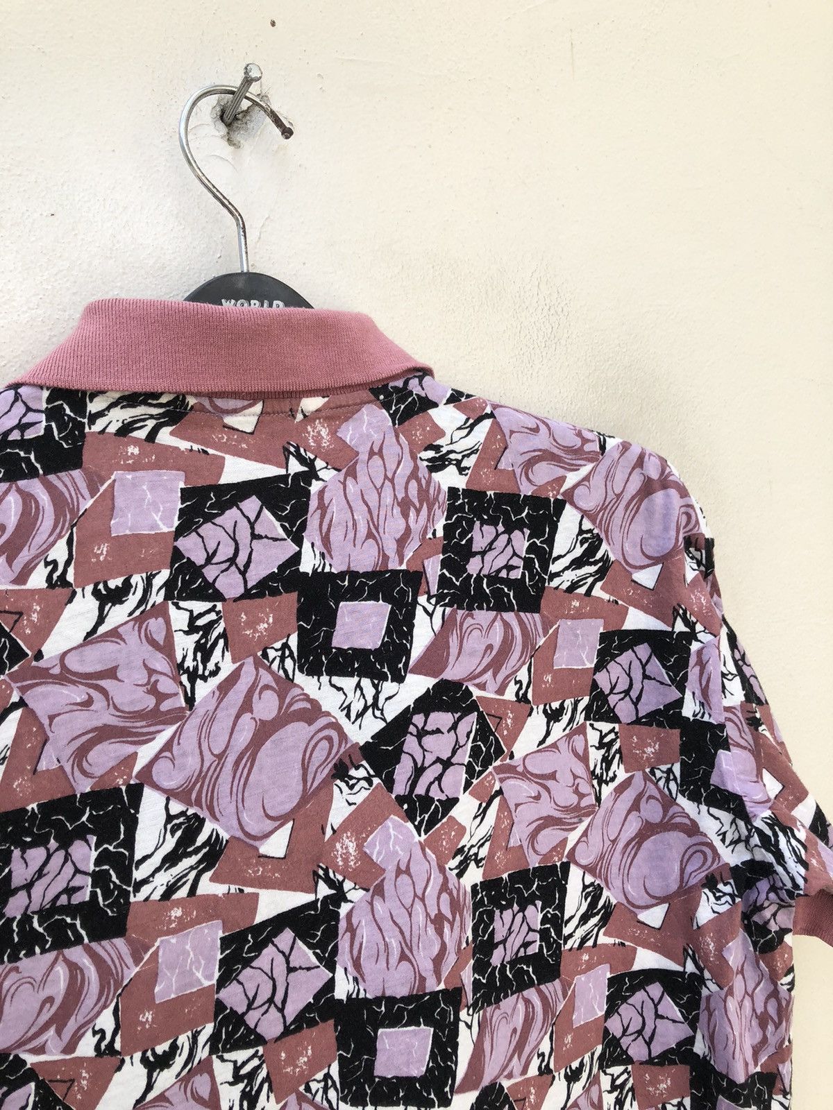 Japanese Brand Vintage 90s Christian Mode Japan Psychedelic Art Polo Shirt Size US M / EU 48-50 / 2 - 10 Thumbnail