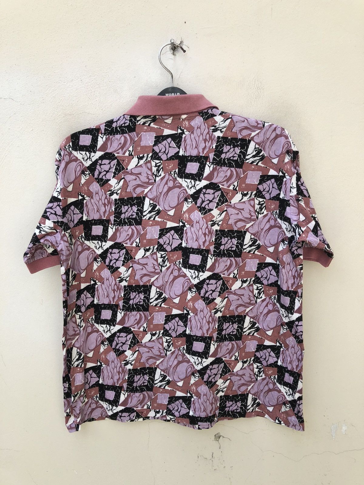 Japanese Brand Vintage 90s Christian Mode Japan Psychedelic Art Polo Shirt Size US M / EU 48-50 / 2 - 9 Thumbnail