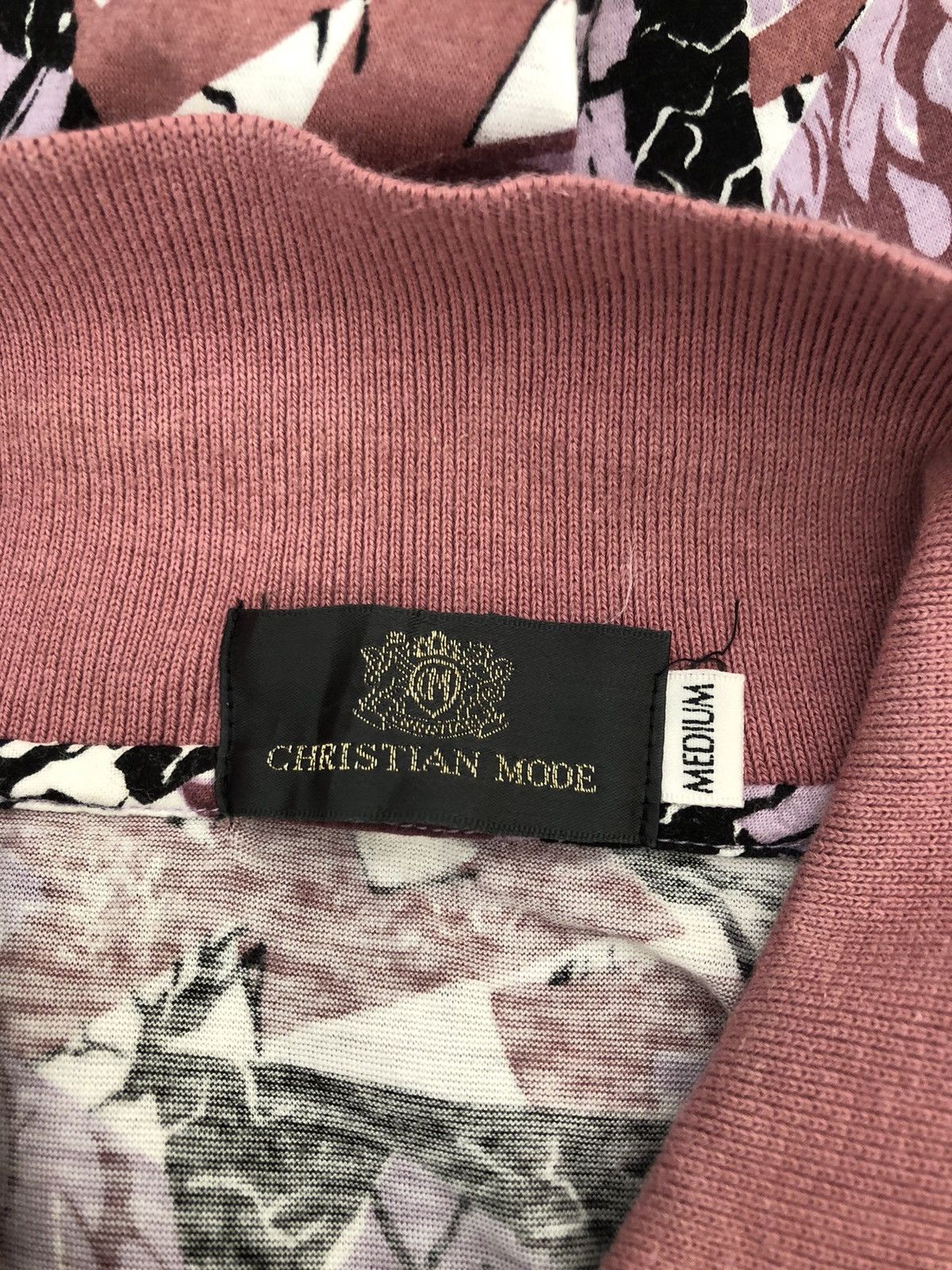 Japanese Brand Vintage 90s Christian Mode Japan Psychedelic Art Polo Shirt Size US M / EU 48-50 / 2 - 14 Thumbnail