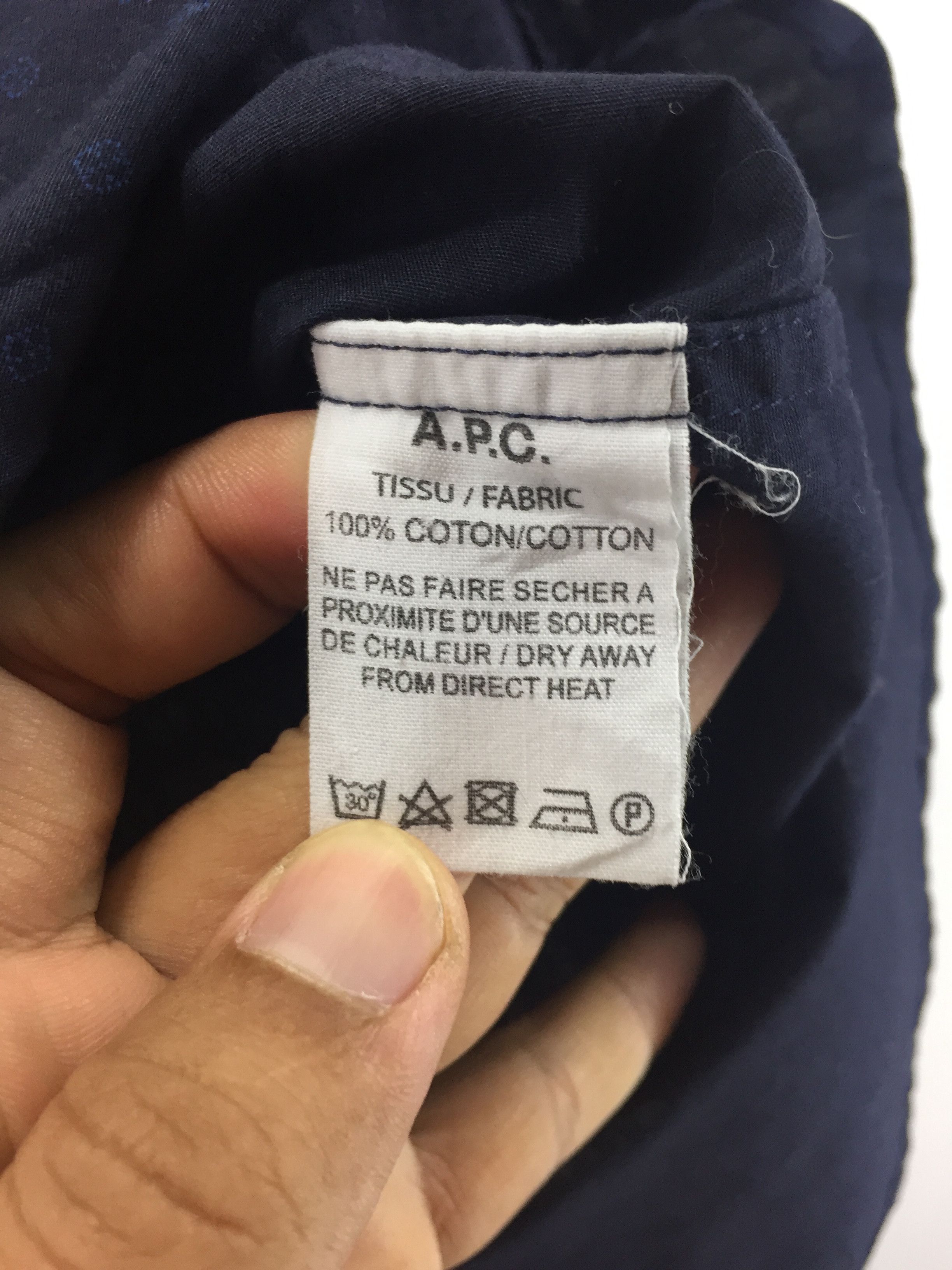 A.P.C. A.P.C CASUAL SHIRT NICE DESIGN Size US S / EU 44-46 / 1 - 5 Thumbnail