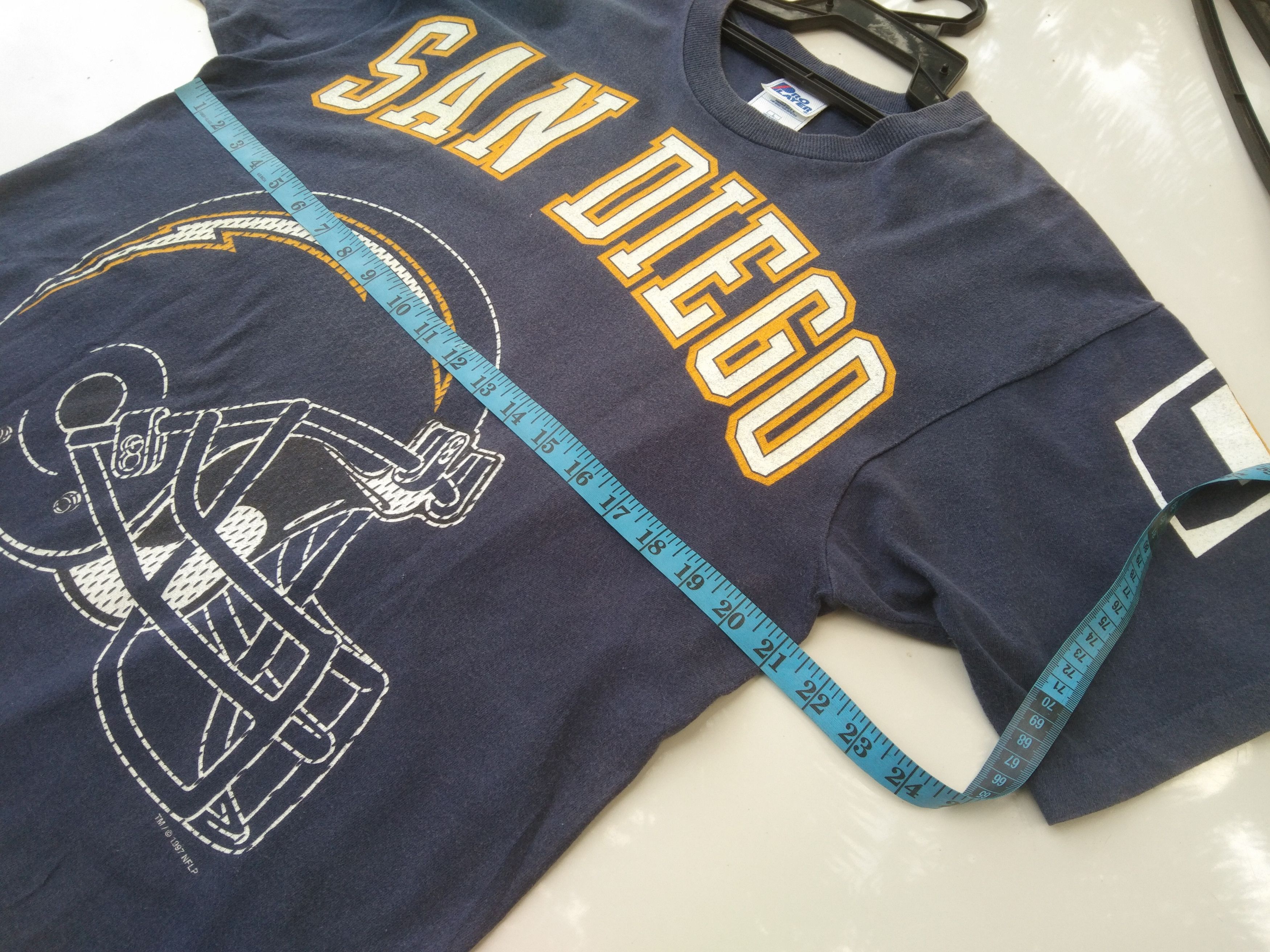 NFL × Vintage VINTAGE 1997 SAN DIEGO CHARGER BIG PRINT Size US L / EU 52-54 / 3 - 14 Thumbnail