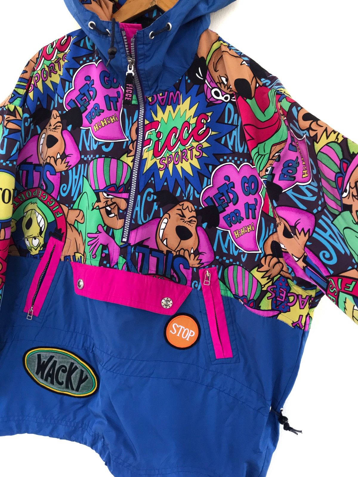 Cartoon Network Ficce Sport Anime Cartoon Light Jacket Overprinted Hoodie Size US XL / EU 56 / 4 - 4 Thumbnail