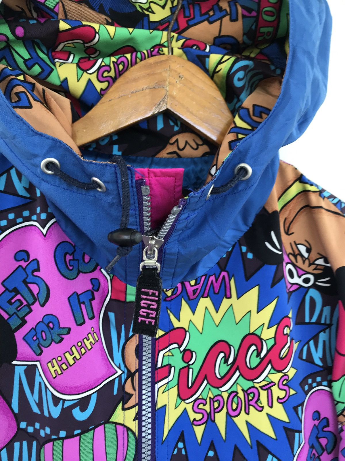 Cartoon Network Ficce Sport Anime Cartoon Light Jacket Overprinted Hoodie Size US XL / EU 56 / 4 - 5 Thumbnail
