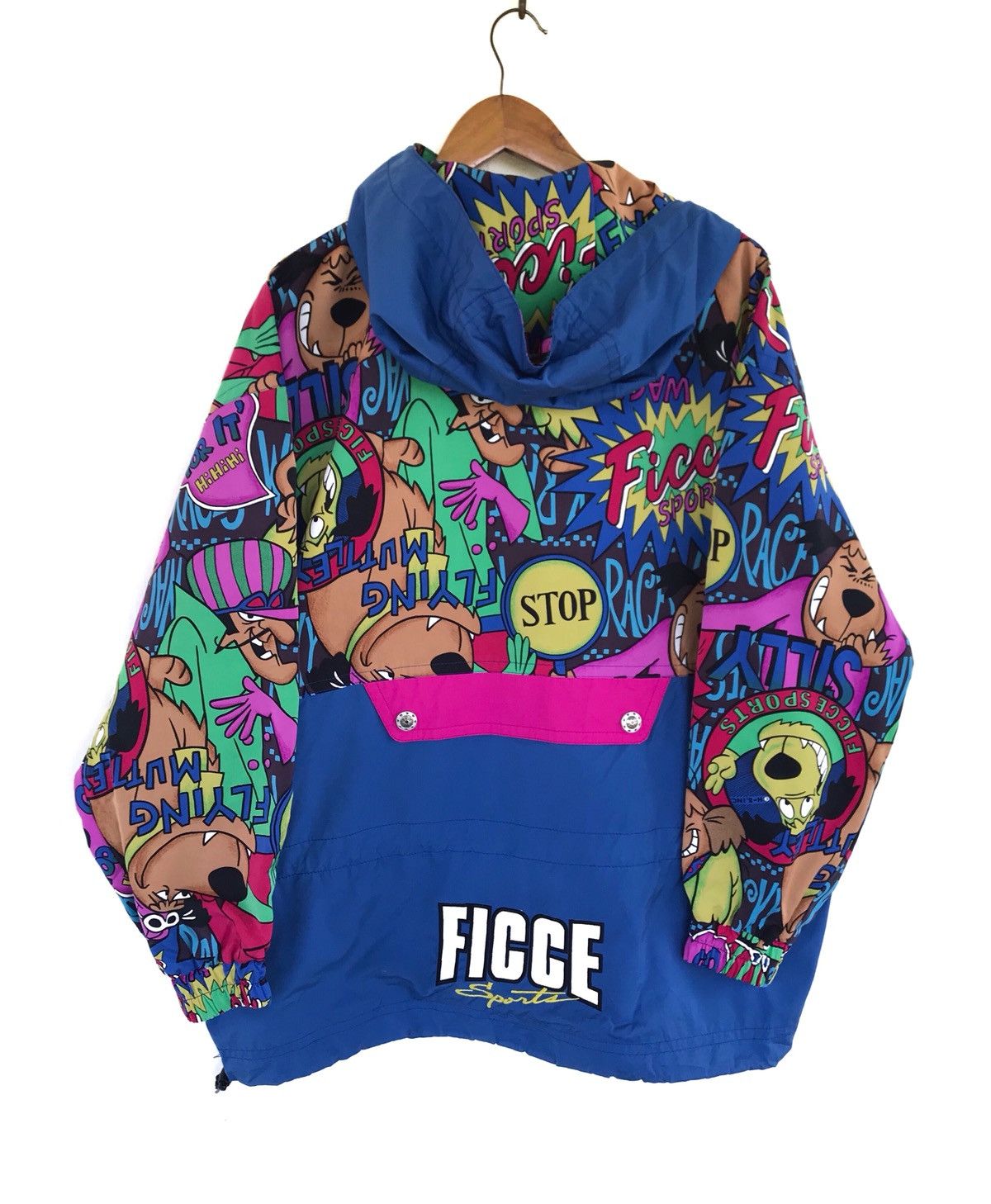 Cartoon Network Ficce Sport Anime Cartoon Light Jacket Overprinted Hoodie Size US XL / EU 56 / 4 - 6 Thumbnail