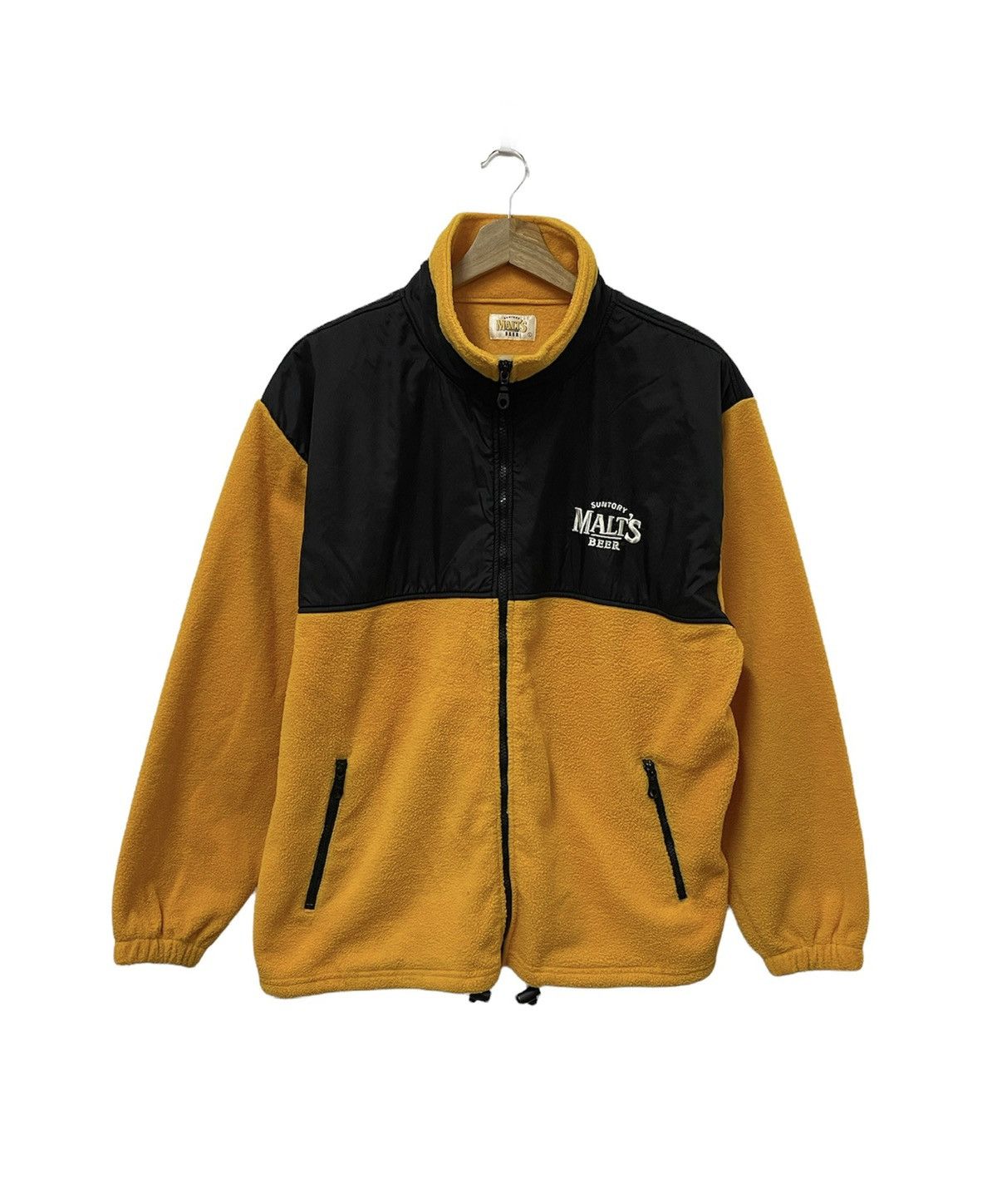 Japanese Brand × Vintage Vintage Suntory Matt’s Beer Fleece Zipper Jacket Size US L / EU 52-54 / 3 - 1 Thumbnail