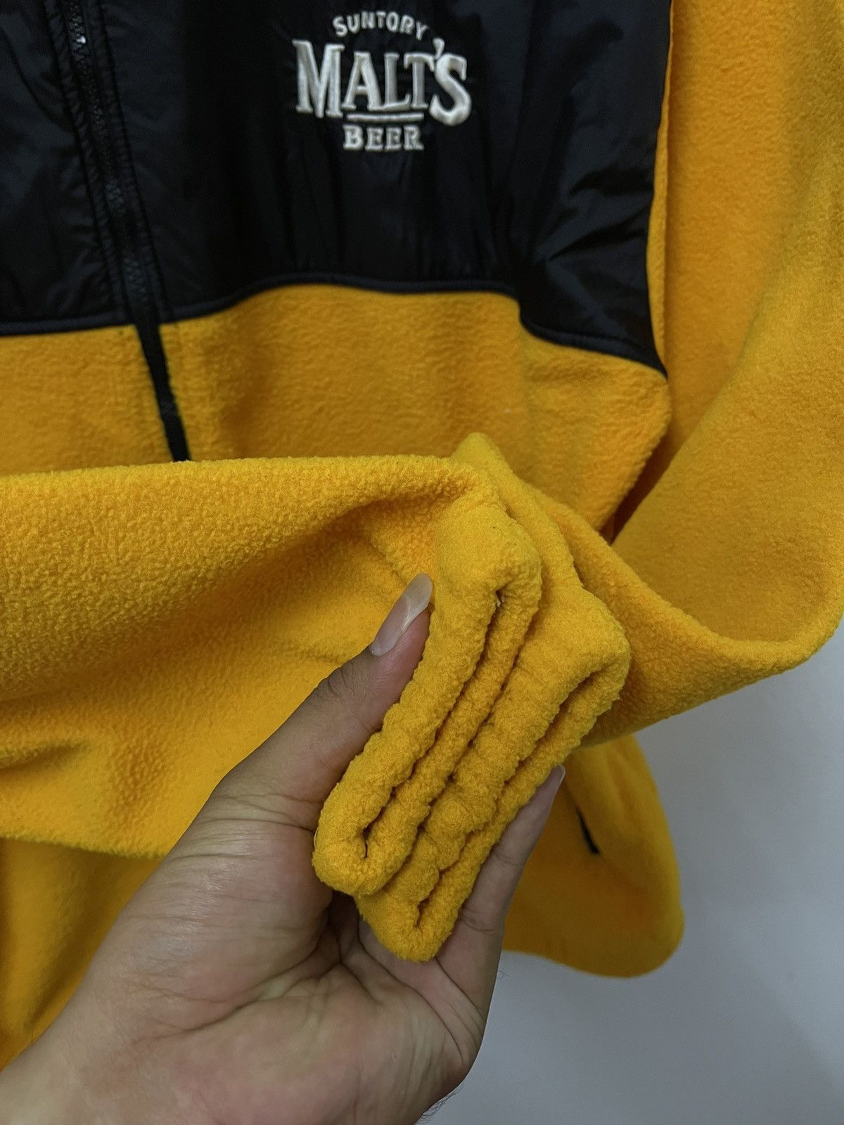Japanese Brand × Vintage Vintage Suntory Matt’s Beer Fleece Zipper Jacket Size US L / EU 52-54 / 3 - 7 Thumbnail
