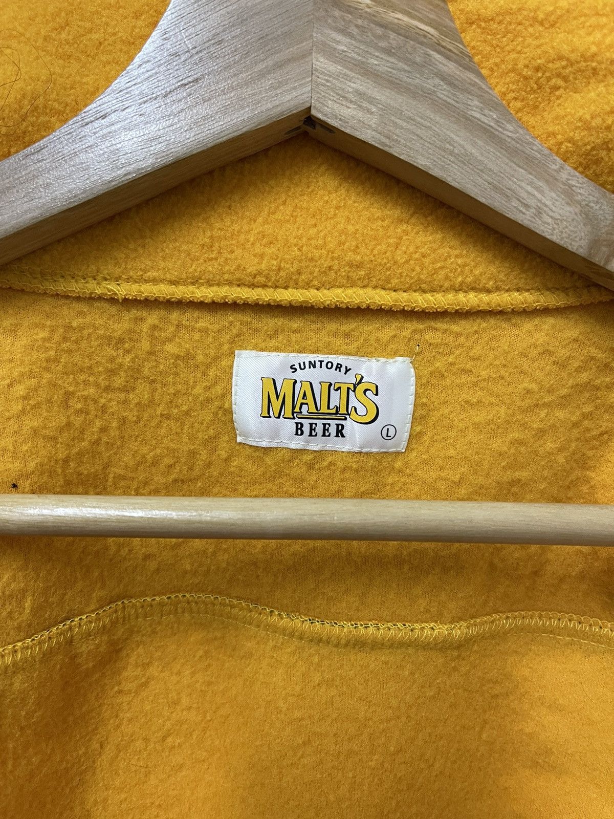 Japanese Brand × Vintage Vintage Suntory Matt’s Beer Fleece Zipper Jacket Size US L / EU 52-54 / 3 - 10 Thumbnail