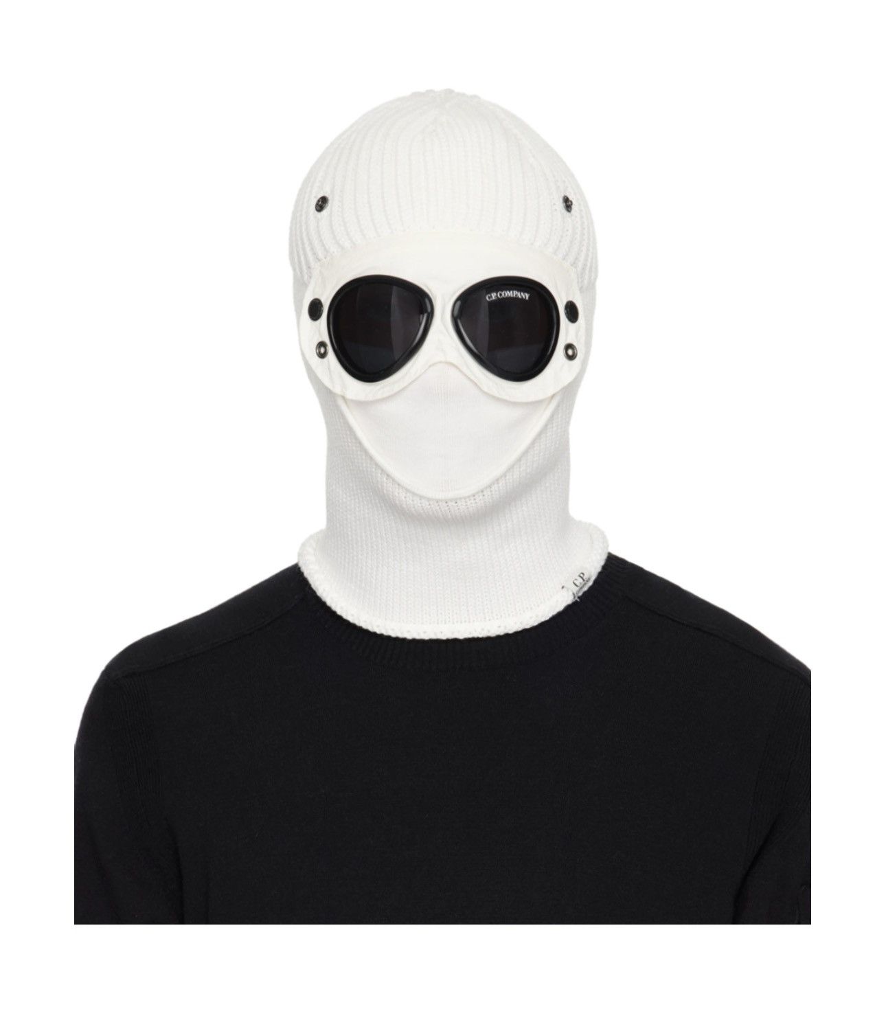 C.P. COMPANY Off-White Goggle Balaclava