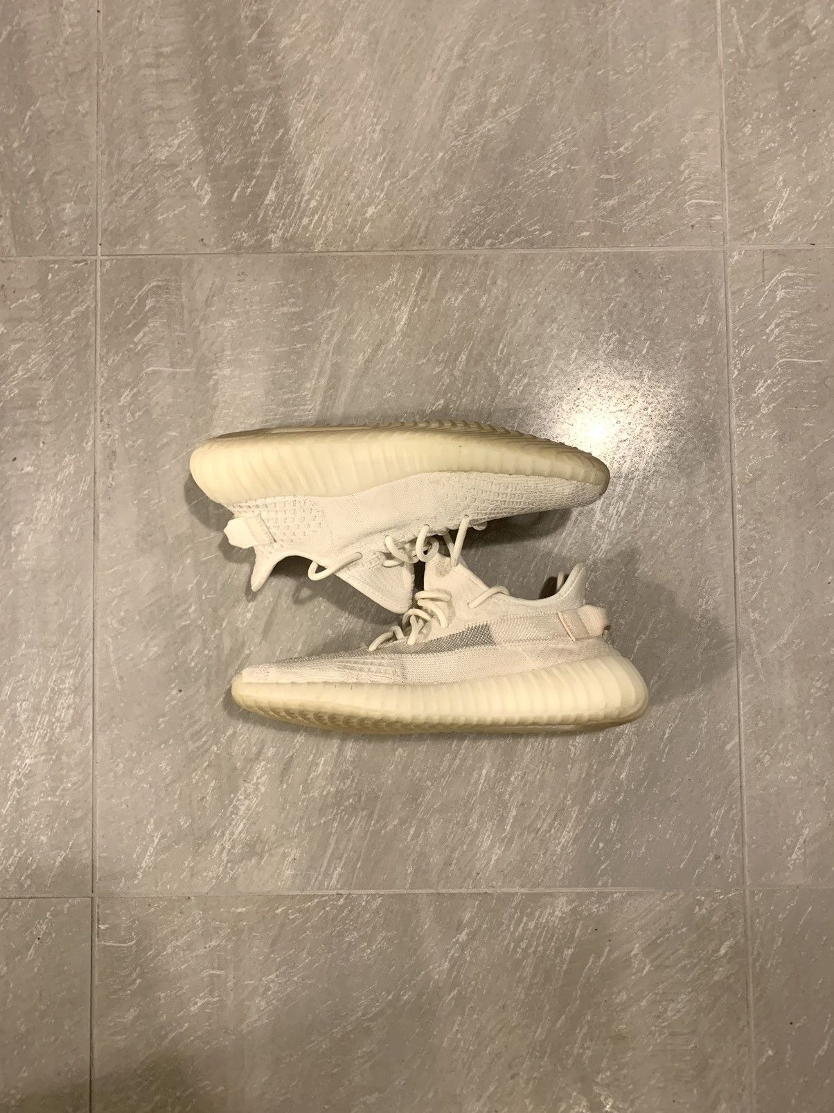 image of Adidas Yeezy Boost 350 V2 Bone Shoes in White, Men's (Size 9)
