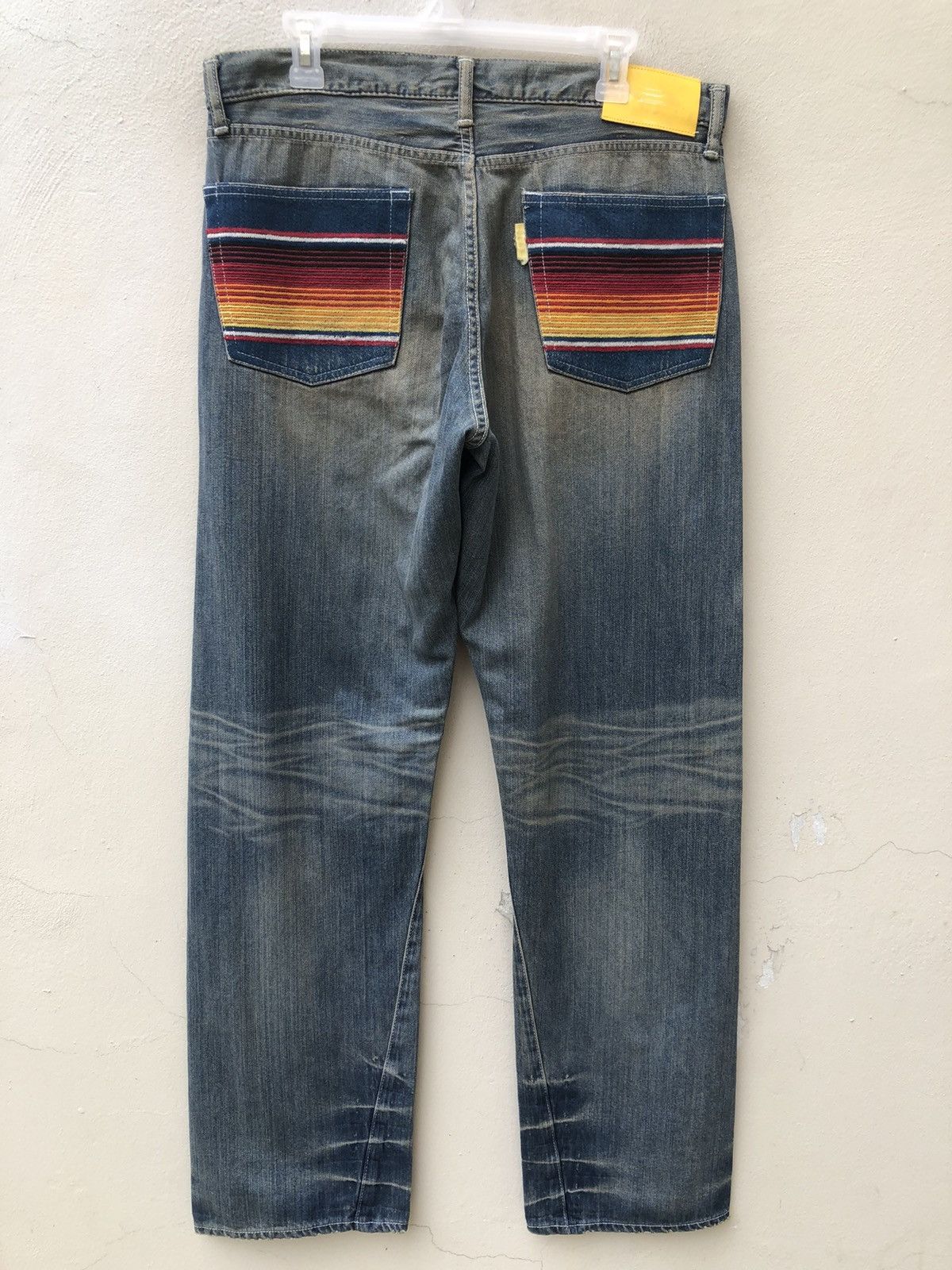 Swagger Vintage Swagger Japan Mud Wash Baggy Denim Jeans Hip Hop Size US 32 / EU 48 - 13 Thumbnail
