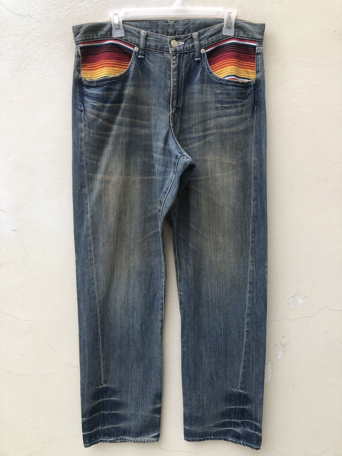 Swagger Vintage Swagger Japan Mud Wash Baggy Denim Jeans Hip Hop Size US 32 / EU 48 - 3 Thumbnail