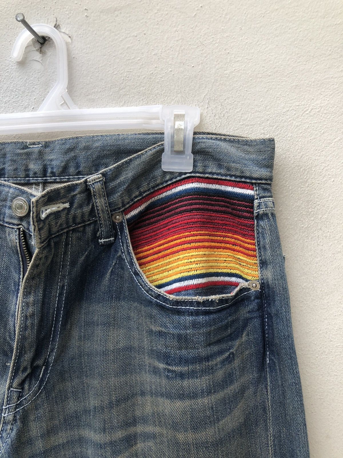Swagger Vintage Swagger Japan Mud Wash Baggy Denim Jeans Hip Hop Size US 32 / EU 48 - 9 Thumbnail