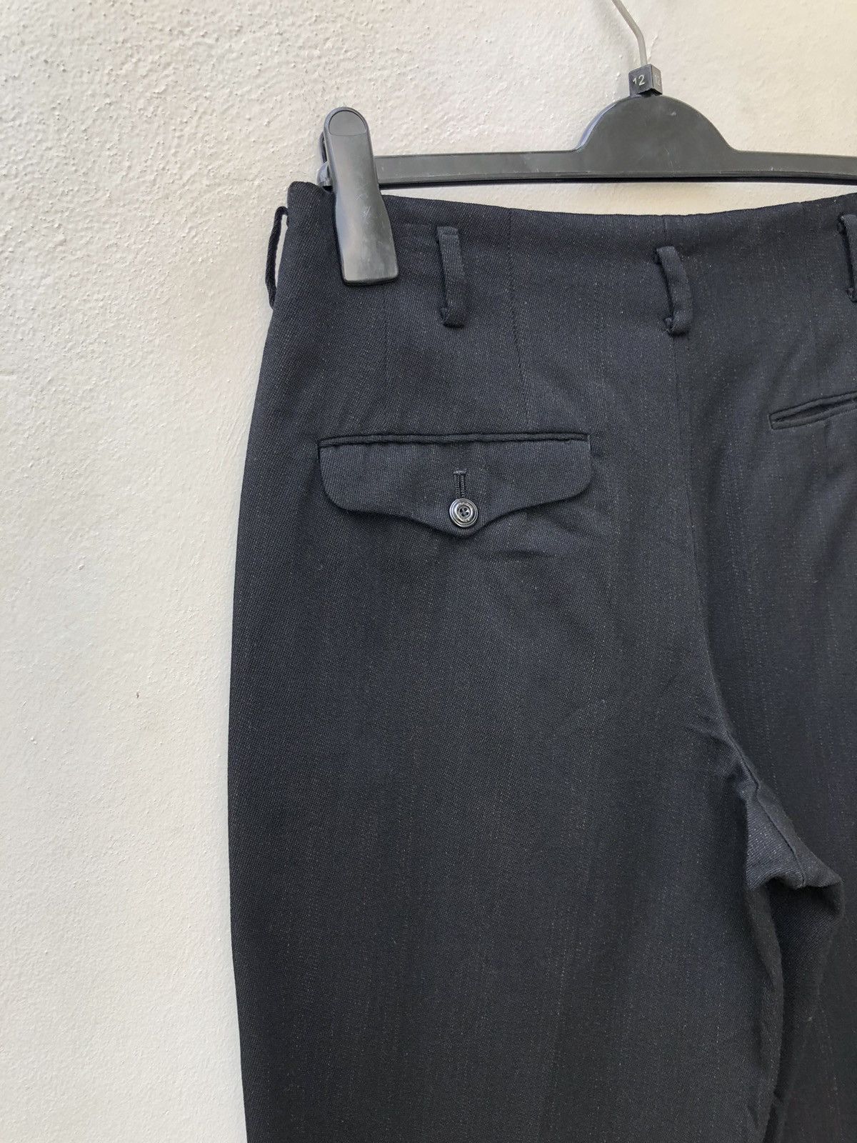 Matsuda Vintage Monsieur Nicole By Koba Striped Baggy Wool Trouser Size US 30 / EU 46 - 9 Thumbnail
