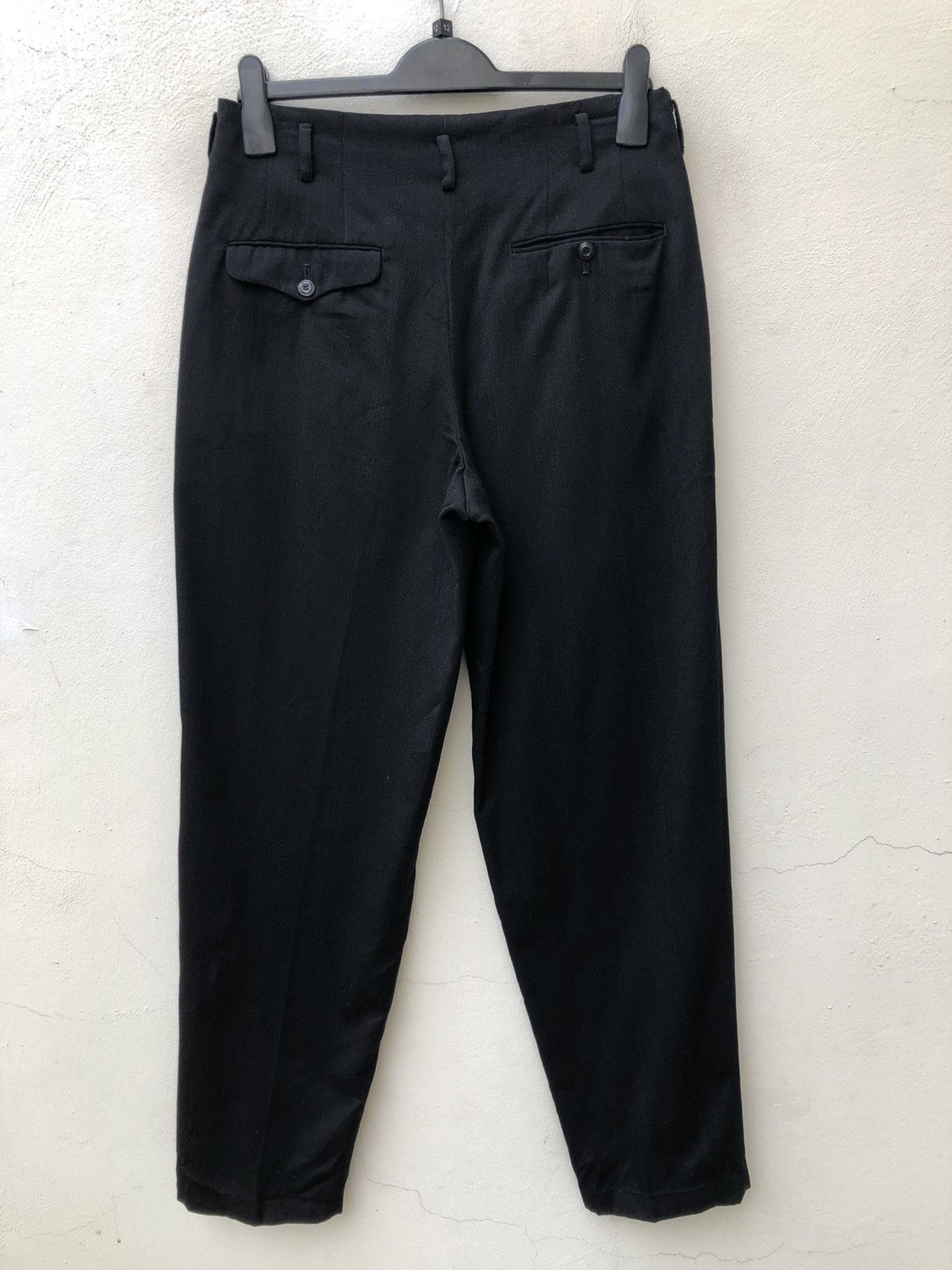 Matsuda Vintage Monsieur Nicole By Koba Striped Baggy Wool Trouser Size US 30 / EU 46 - 7 Thumbnail