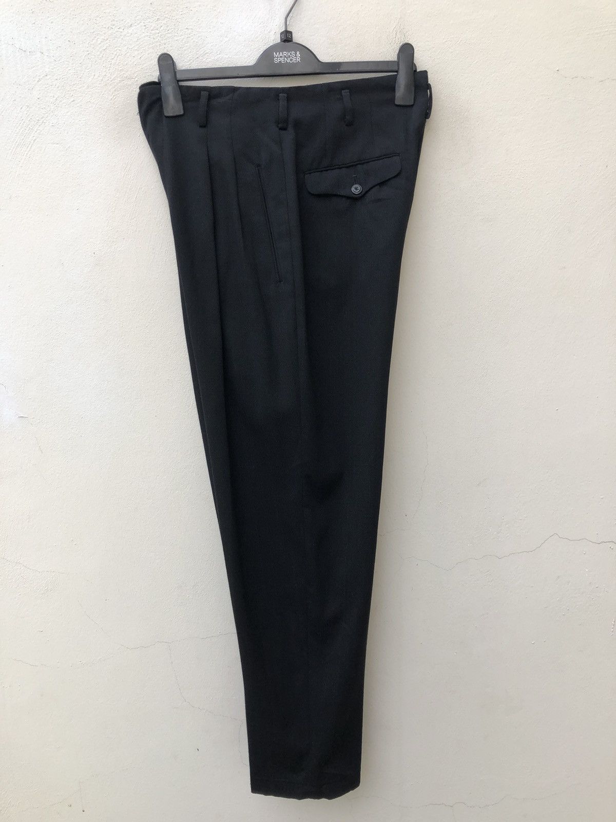 Matsuda Vintage Monsieur Nicole By Koba Striped Baggy Wool Trouser Size US 30 / EU 46 - 13 Thumbnail