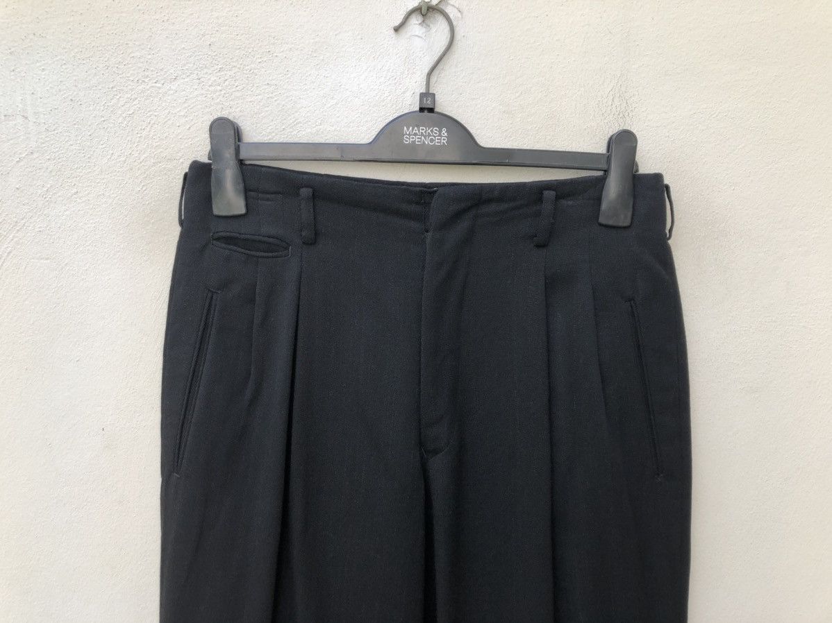 Matsuda Vintage Monsieur Nicole By Koba Striped Baggy Wool Trouser Size US 30 / EU 46 - 2 Thumbnail