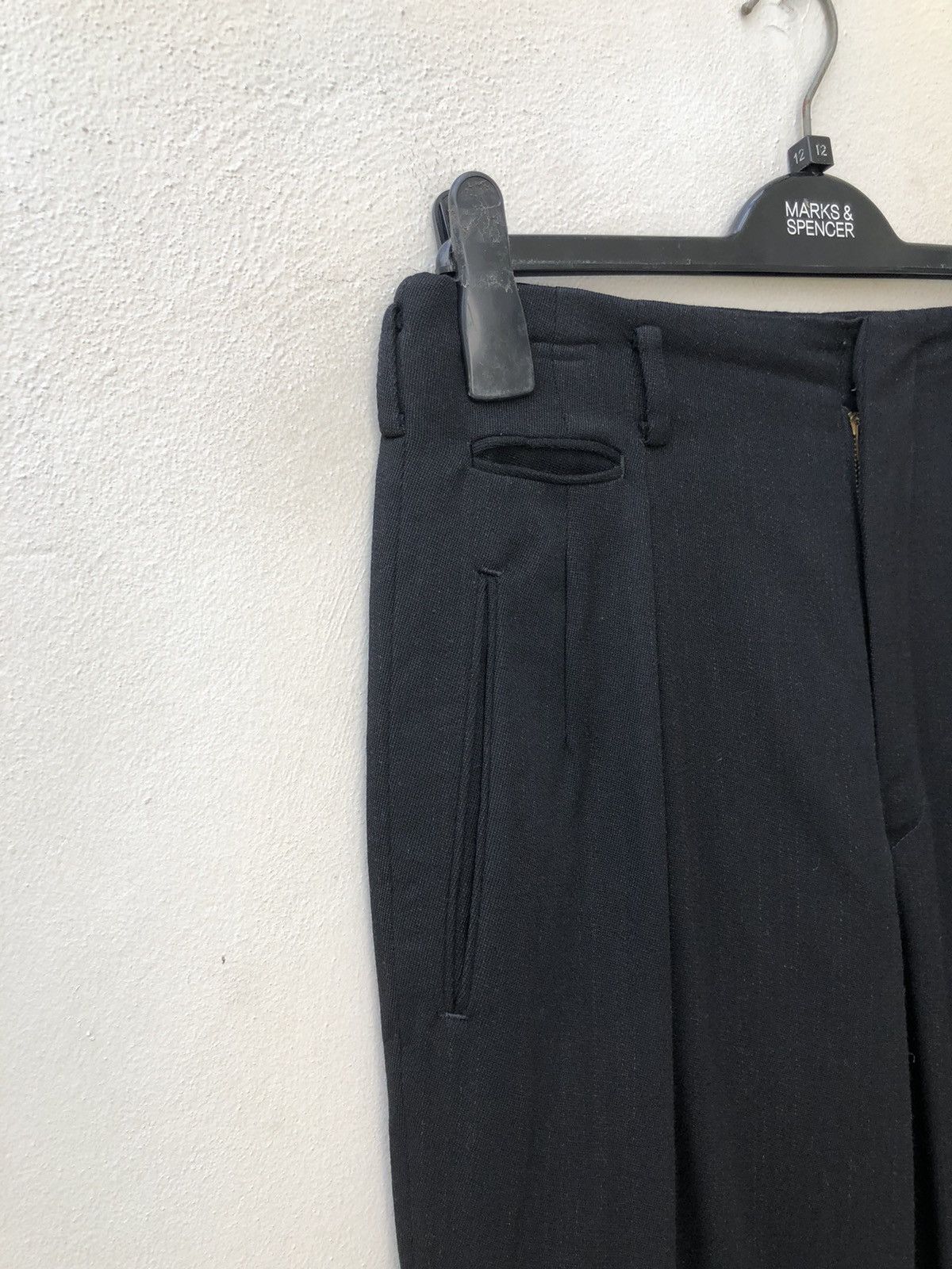 Matsuda Vintage Monsieur Nicole By Koba Striped Baggy Wool Trouser Size US 30 / EU 46 - 3 Thumbnail
