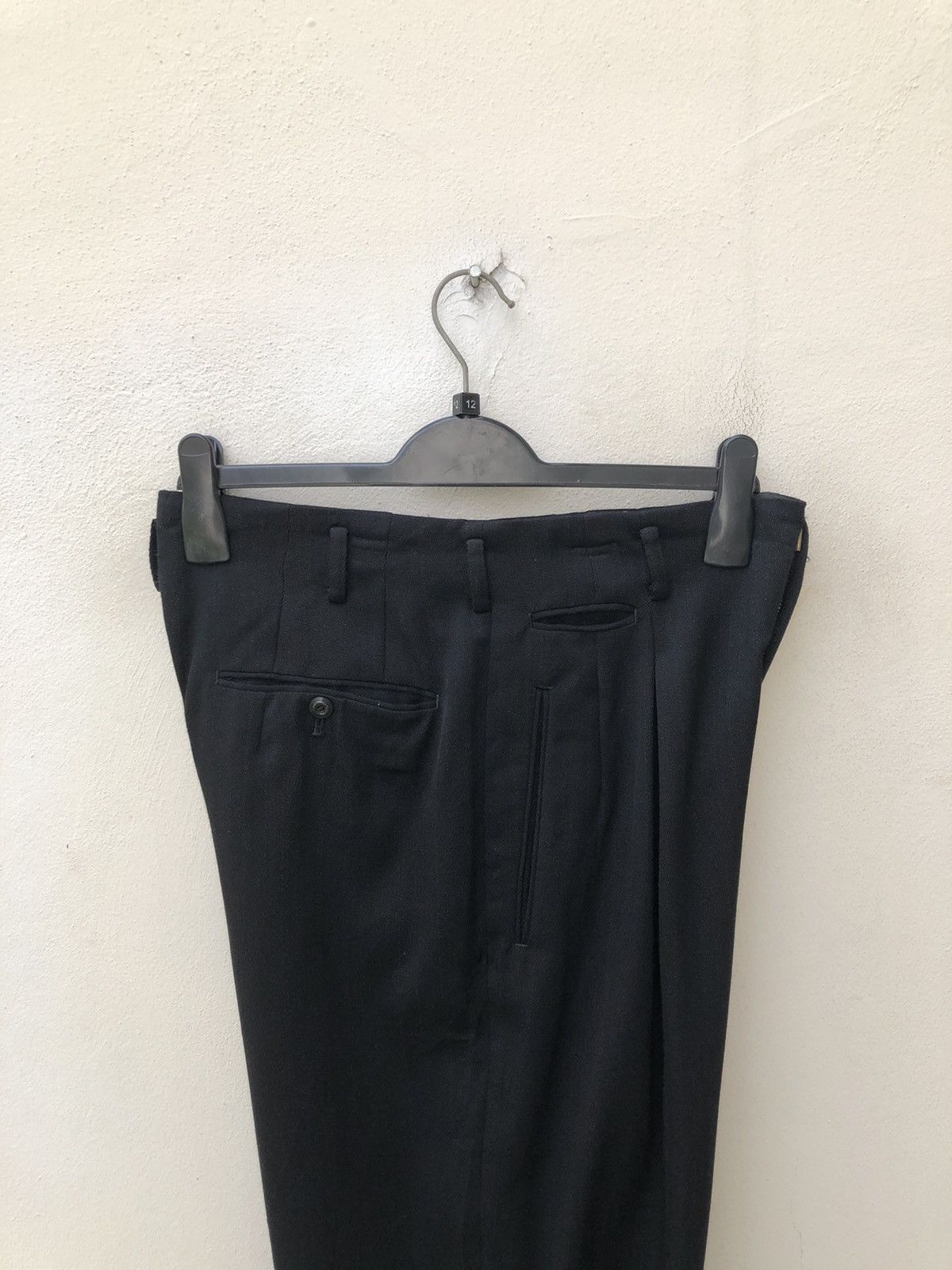 Matsuda Vintage Monsieur Nicole By Koba Striped Baggy Wool Trouser Size US 30 / EU 46 - 16 Thumbnail