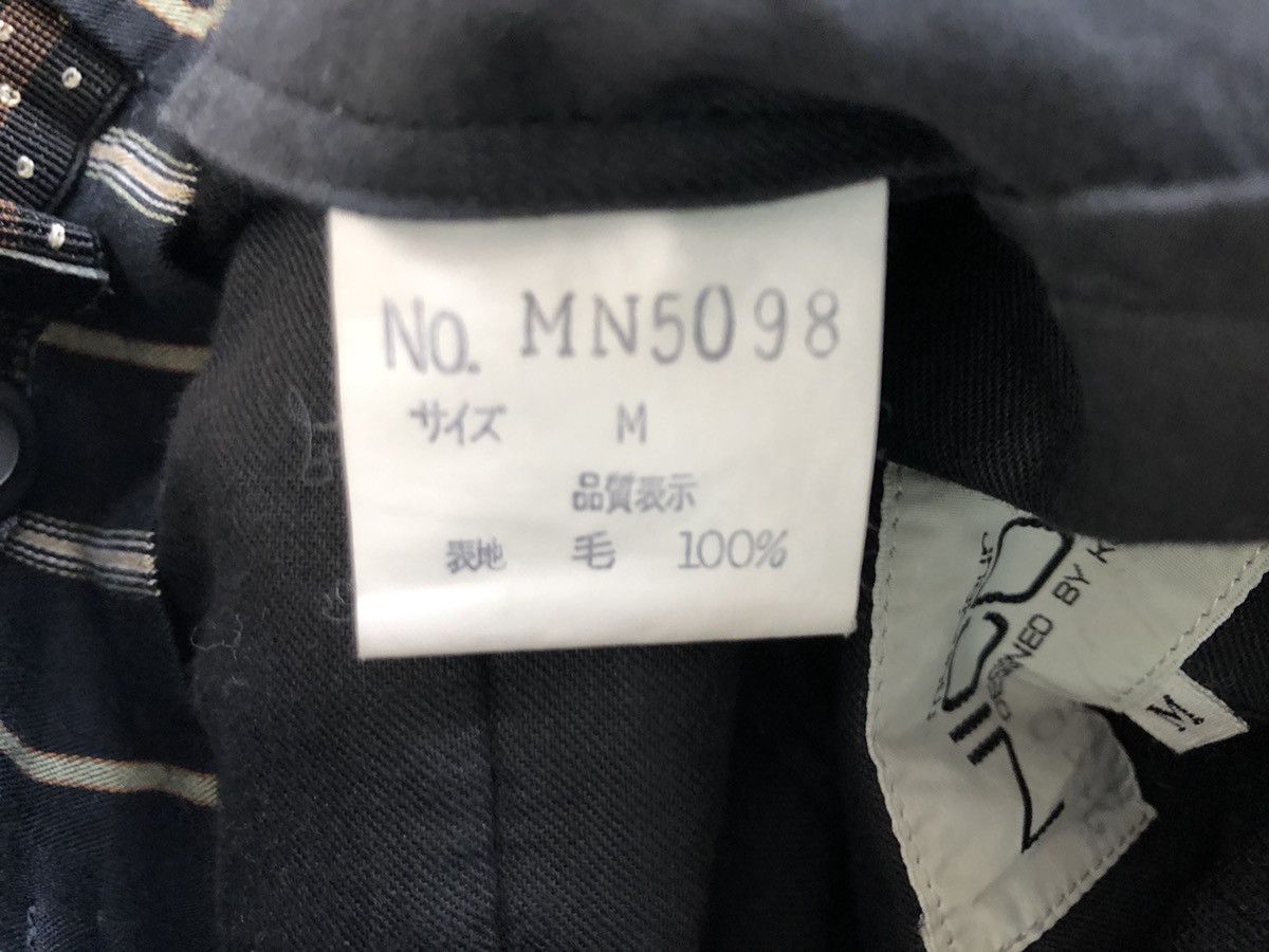 Matsuda Vintage Monsieur Nicole By Koba Striped Baggy Wool Trouser Size US 30 / EU 46 - 19 Thumbnail