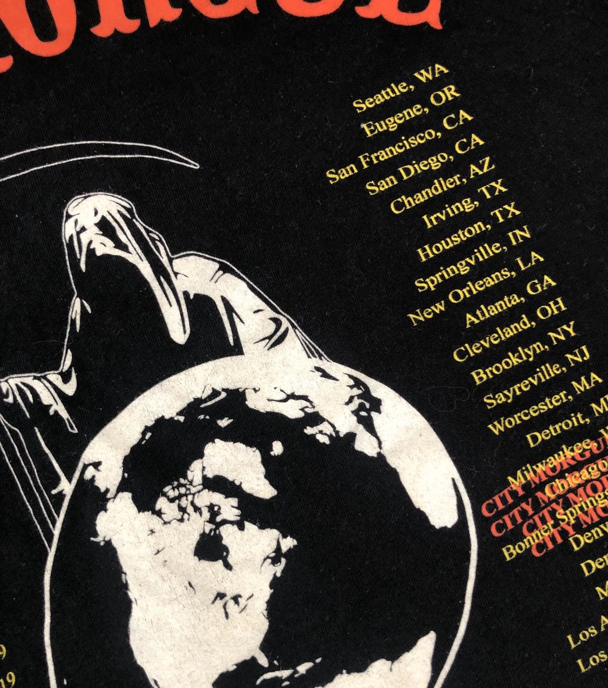 Vintage City Morgue 2019 North America Tour Tee ❄️🧊🥣 FTP g59 Suicide Size US S / EU 44-46 / 1 - 4 Thumbnail