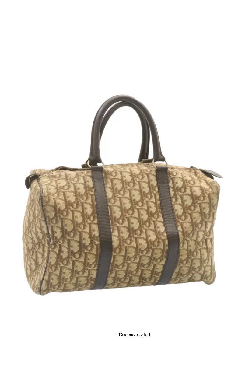 Dior Monogram Mini Duffle Bag in Brown, Men's