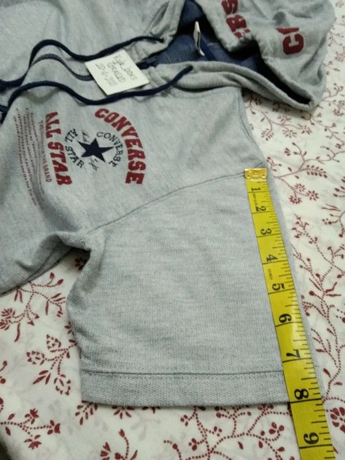 Converse CONVERSE ALL STAR SHORT SLEEVED ZIPPER HOODIE Size US M / EU 48-50 / 2 - 11 Thumbnail