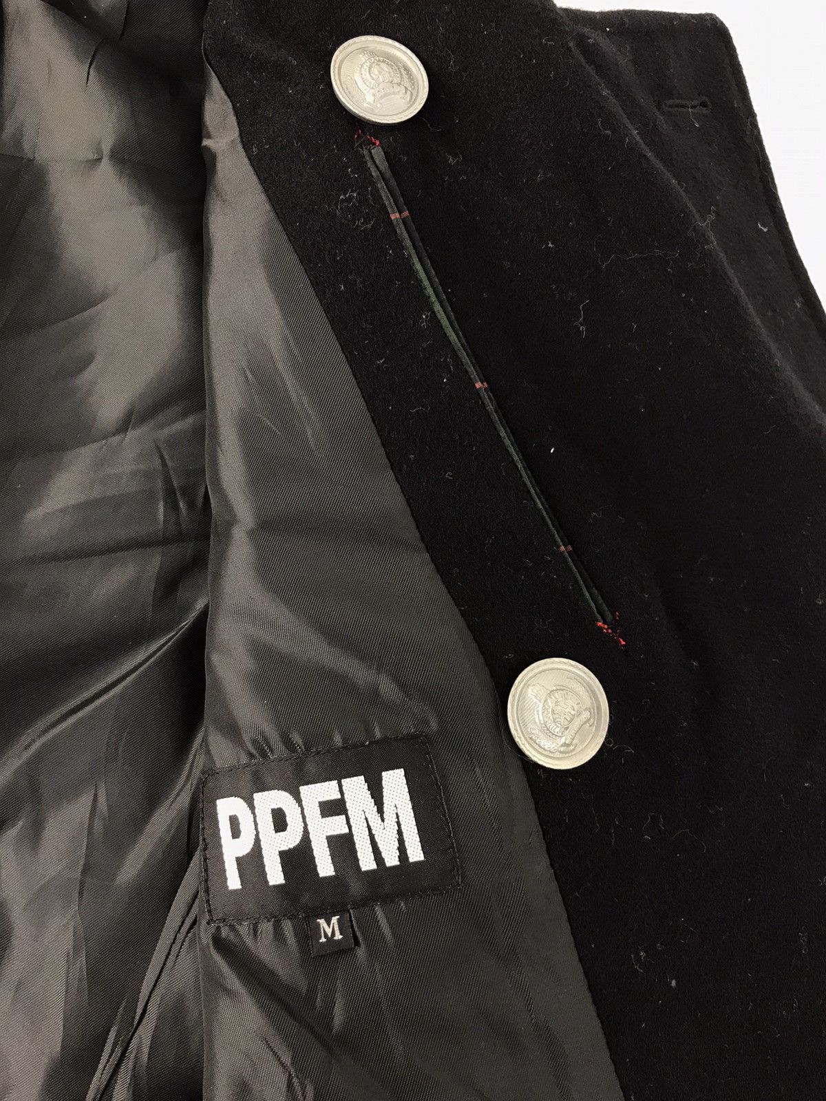 Japanese Brand × PPFM PPFM Jacket Blazer Coat Double Breast Designer Unisex Wear Size 44R - 6 Thumbnail