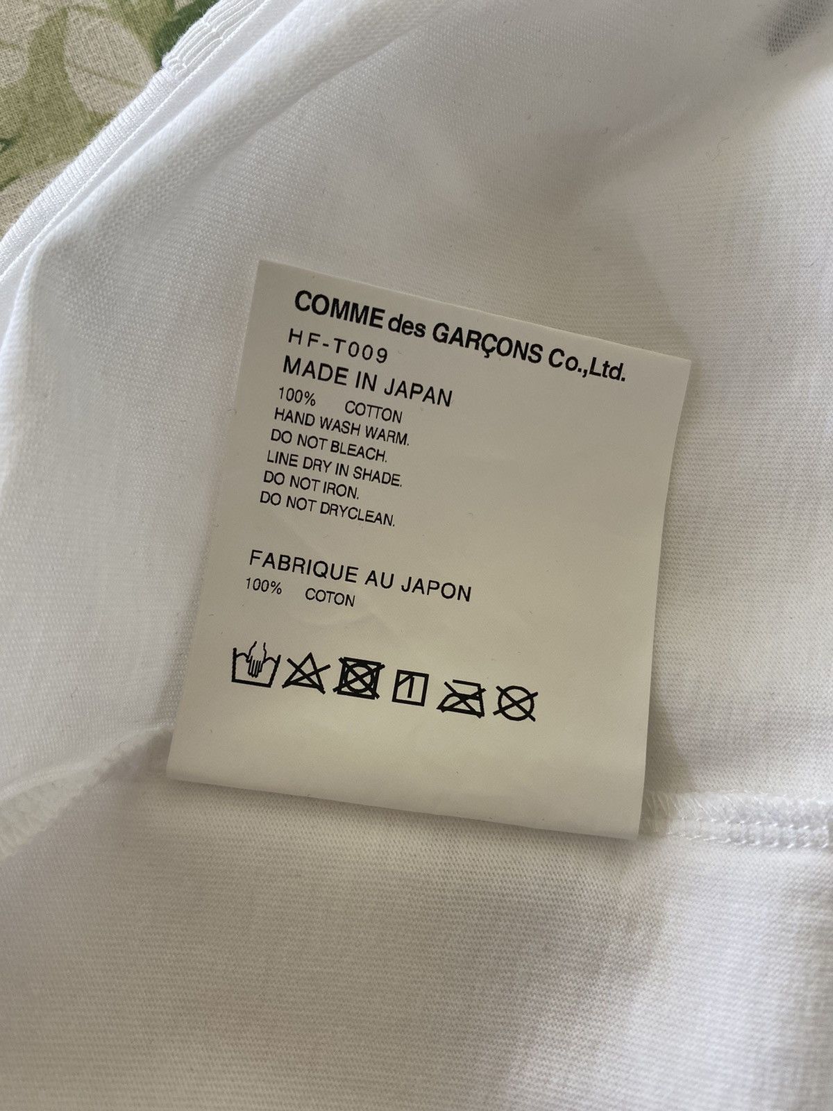 Comme des Garcons × Comme des Garcons Homme Plus commes des garcons homme white t shirt Size US M / EU 48-50 / 2 - 5 Thumbnail