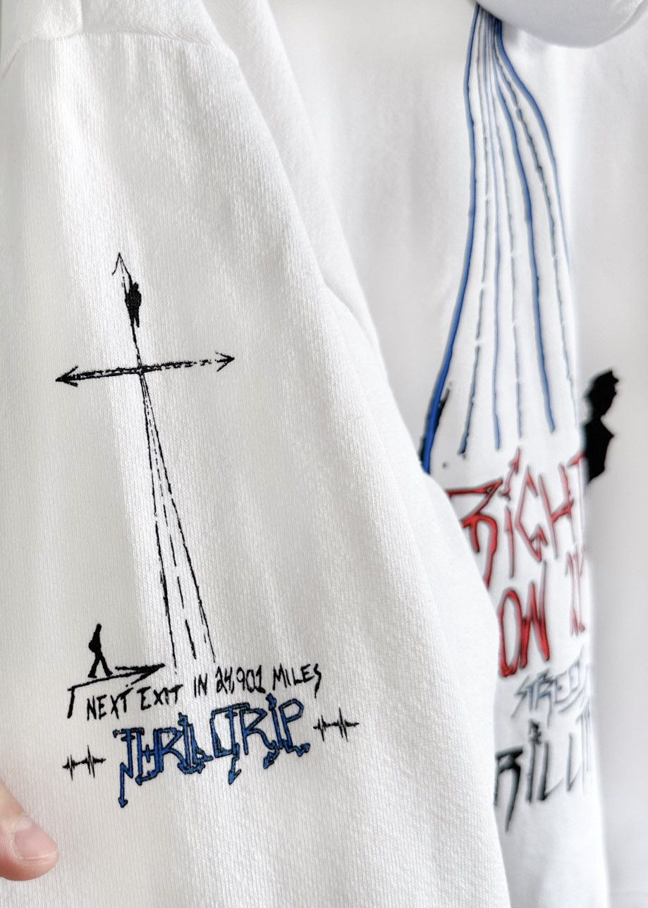 Matty Boy Chrome Hearts Thrill Trip Matty Boy White Printed Hoodie Size US XL / EU 56 / 4 - 6 Thumbnail