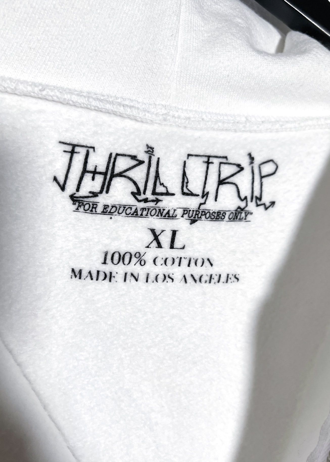 Matty Boy Chrome Hearts Thrill Trip Matty Boy White Printed Hoodie Size US XL / EU 56 / 4 - 2 Thumbnail