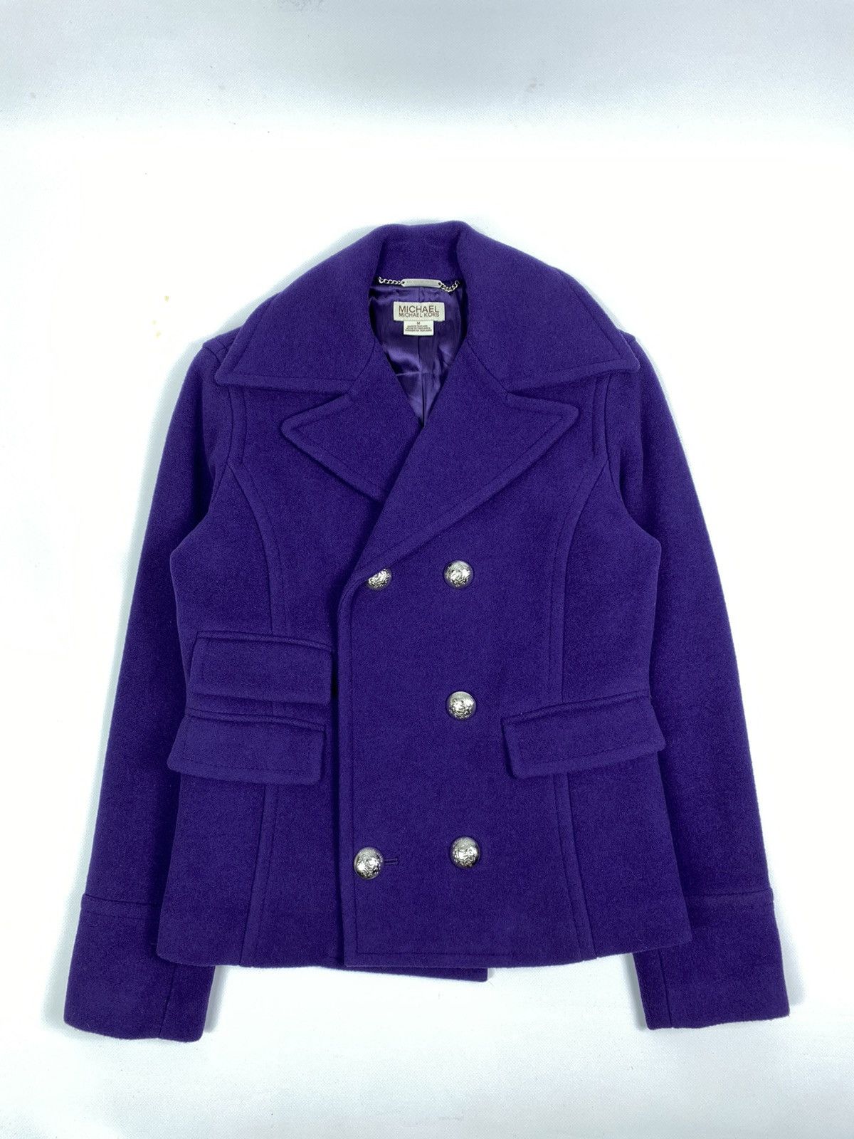 Michael Kors 🔥LASTDROP🔥W' Michael Kors Double Breasted Peacoat Jacket Size M / US 6-8 / IT 42-44 - 7 Thumbnail