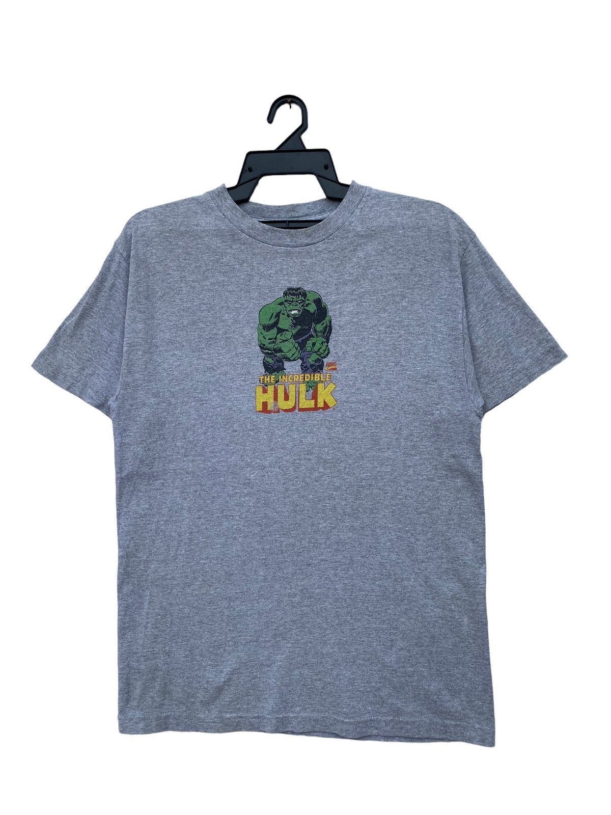 image of Marvel Comics x Vintage Marvel Hulk Tees in Grey, Men's (Size Medium)