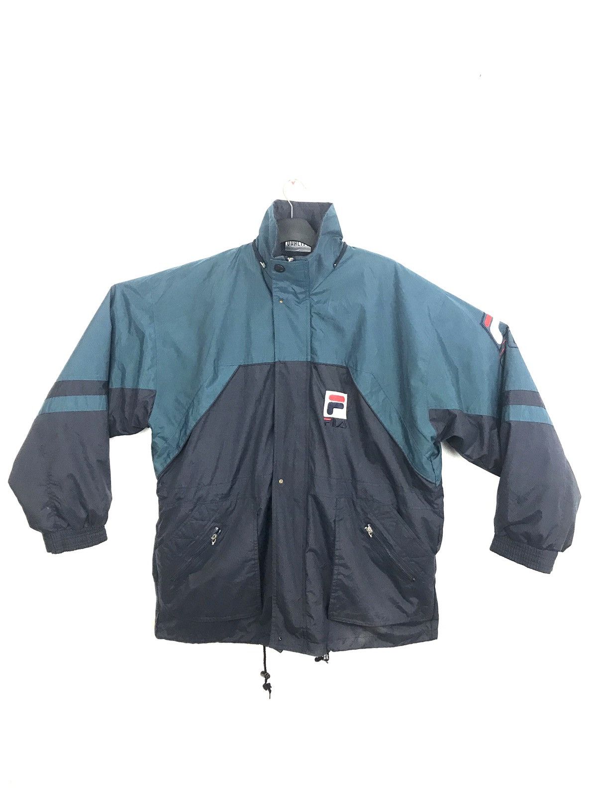 Fila Fila Big Logo Spell Out Jacket Zipper Coach XXXL Size US XXL / EU 58 / 5 - 2 Thumbnail