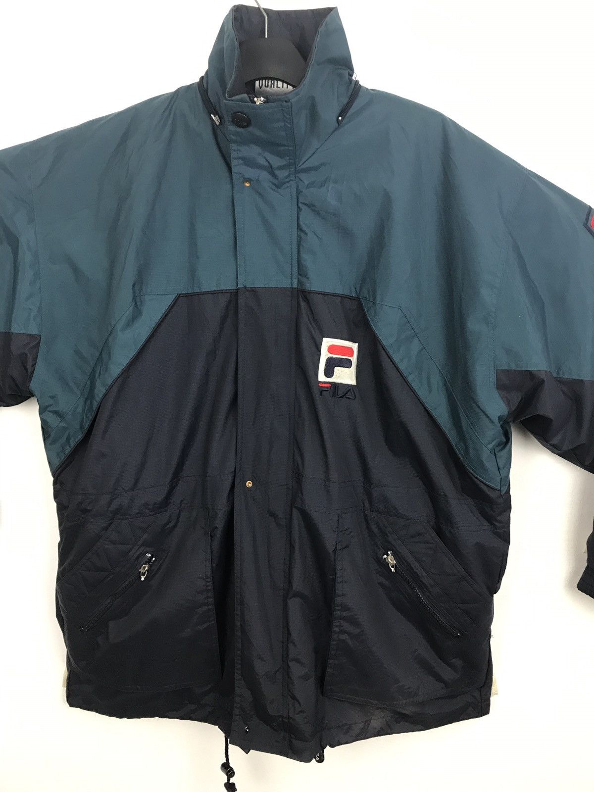 Fila Fila Big Logo Spell Out Jacket Zipper Coach XXXL Size US XXL / EU 58 / 5 - 3 Thumbnail
